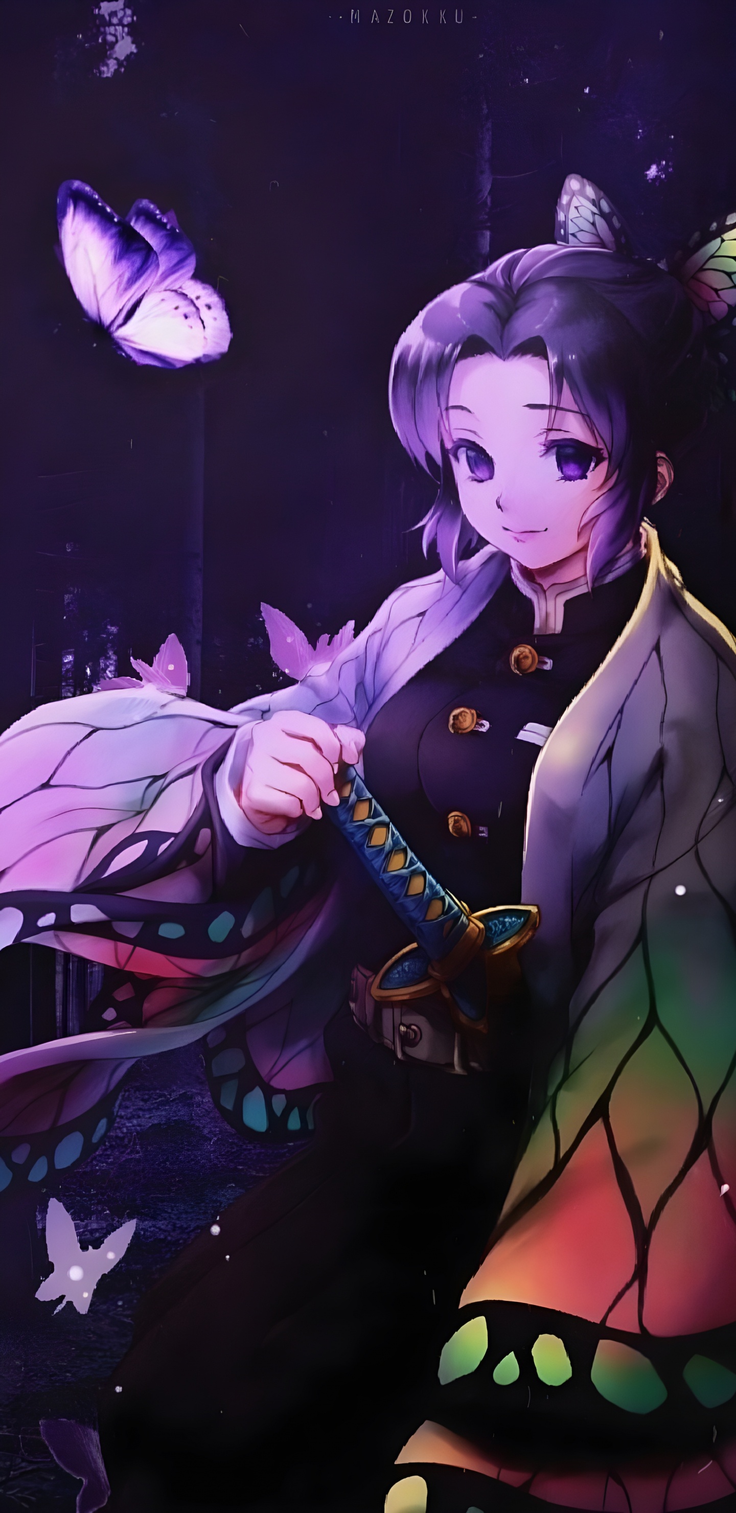 Aesthetic Anime Demon Slayer, Tanjiro Kamado, Nezuko Kamado, Demon Slayer Kimetsu no Yaiba, Anime. Wallpaper in 1440x2960 Resolution