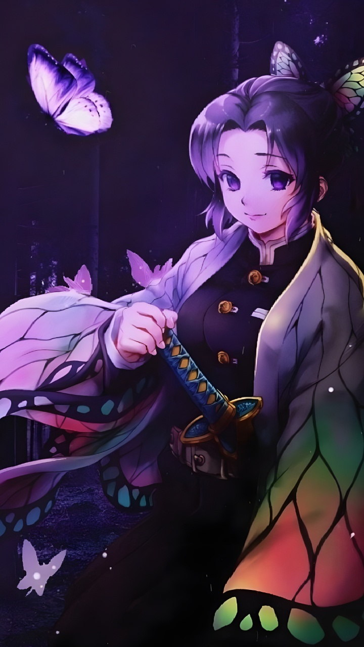 Aesthetic Anime Demon Slayer, Tanjiro Kamado, Nezuko Kamado, Demon Slayer Kimetsu no Yaiba, Anime. Wallpaper in 720x1280 Resolution