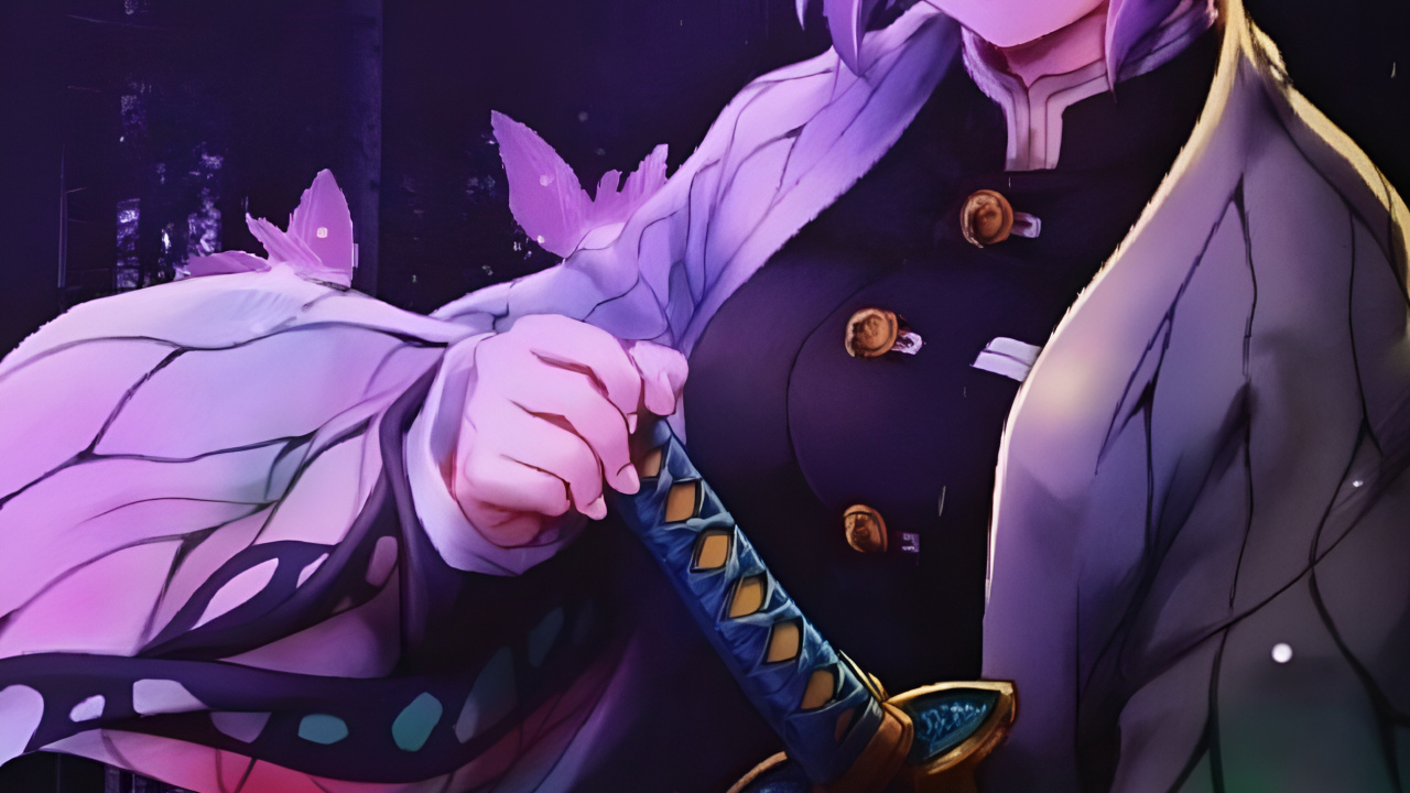 Ästhetischer Anime-Dämonentöter, Tanjiro Kamado, Nezuko Kamado, Dämonentöter Kimetsu no Yaiba, Anime. Wallpaper in 1280x720 Resolution