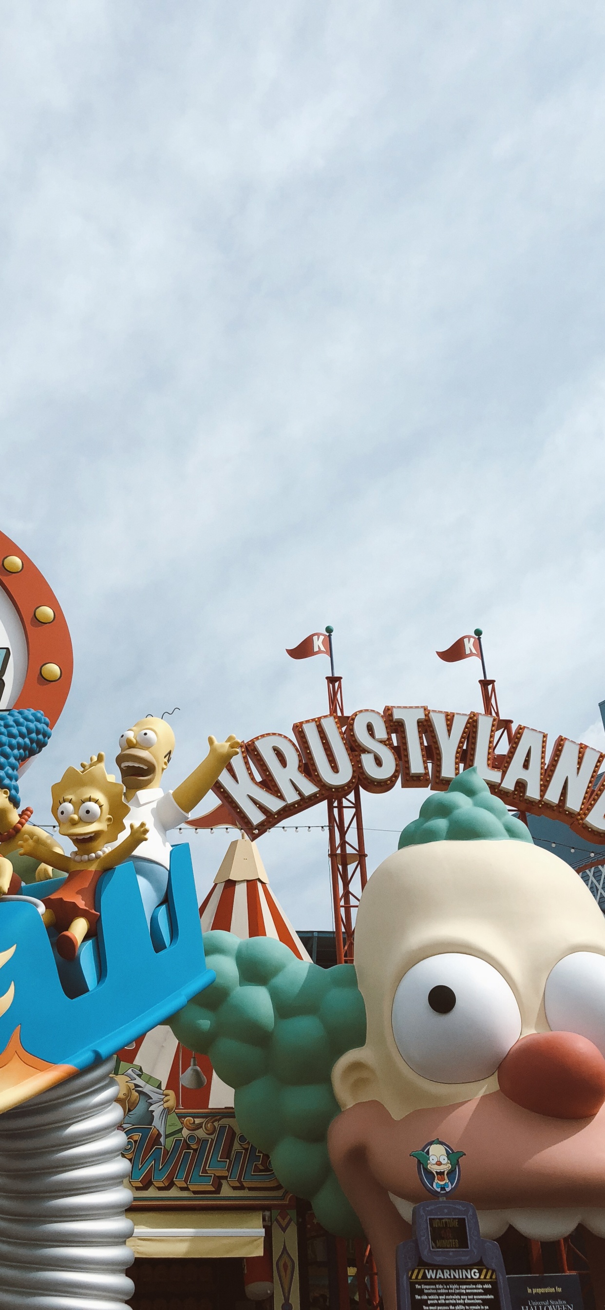 Die Simpsons, Simpsons Reiten, Sehenswürdigkeit, Walt Disney World Resort, Tourismus. Wallpaper in 1242x2688 Resolution