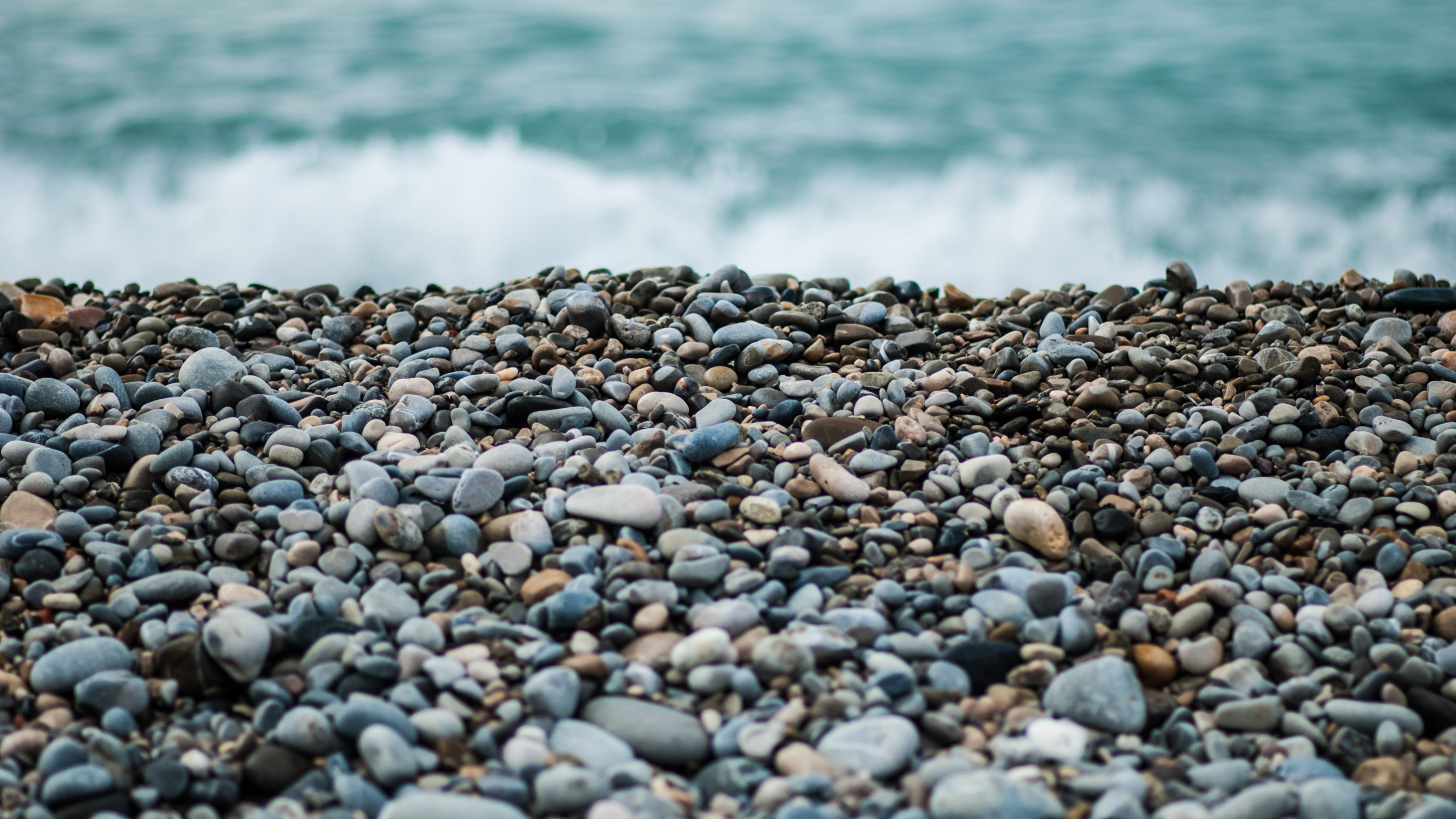 Water, Rock, Pebble, Earth, Colored. Wallpaper in 2560x1440 Resolution