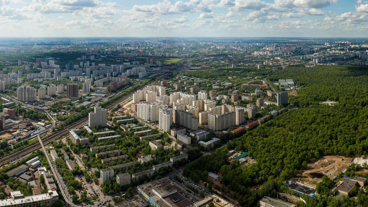 Aerial View of City Buildings During Daytime. Wallpaper in 1280x720 Resolution