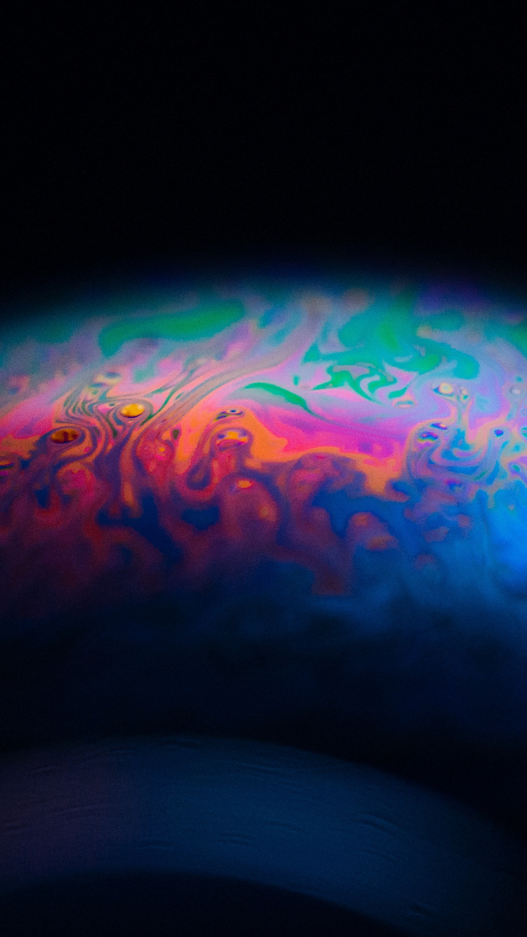 Purple Blue and Green Planet. Wallpaper in 750x1334 Resolution