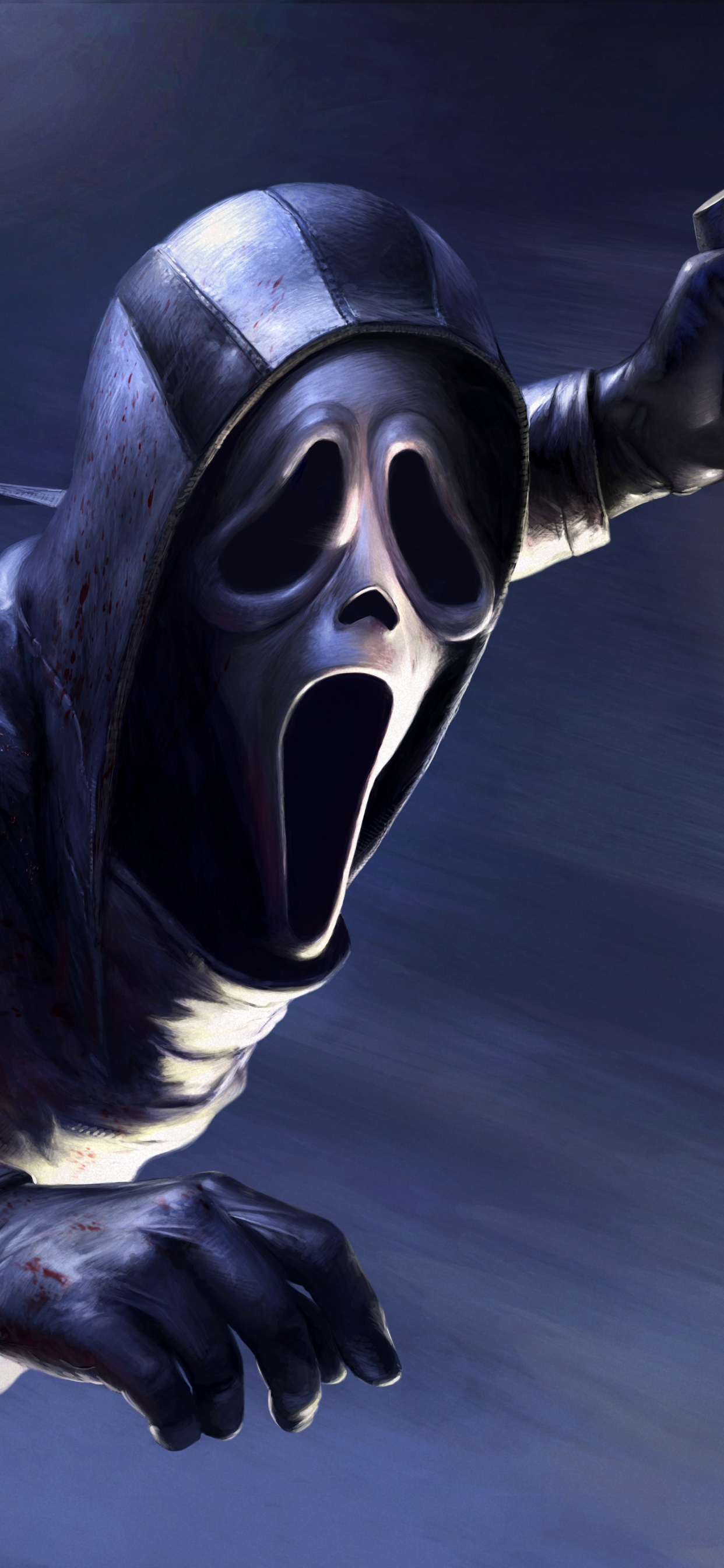 Dead by Daylight Ghostface, Ghostface, Behaviour Interactive, Scream, Graphic Design. Wallpaper in 1242x2688 Resolution