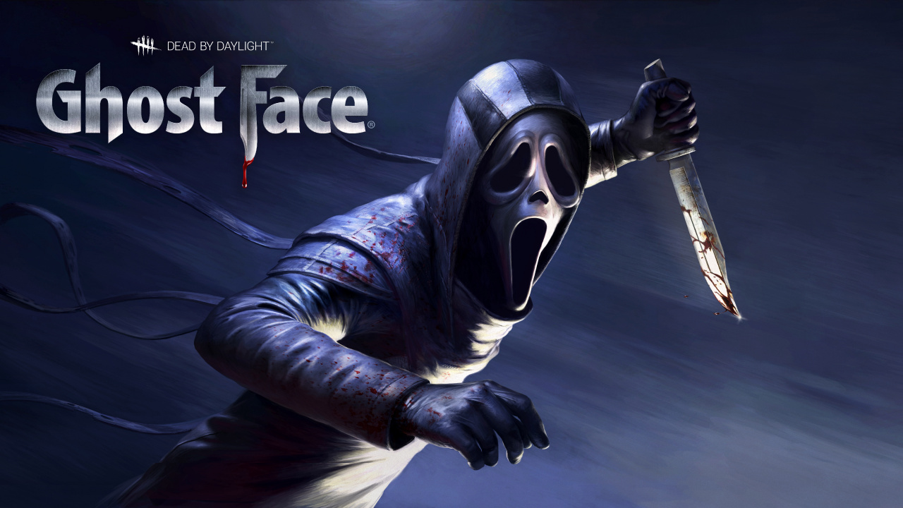 Dead by Daylight Ghostface, Ghostface, Behaviour Interactive, Scream, Graphic Design. Wallpaper in 1280x720 Resolution