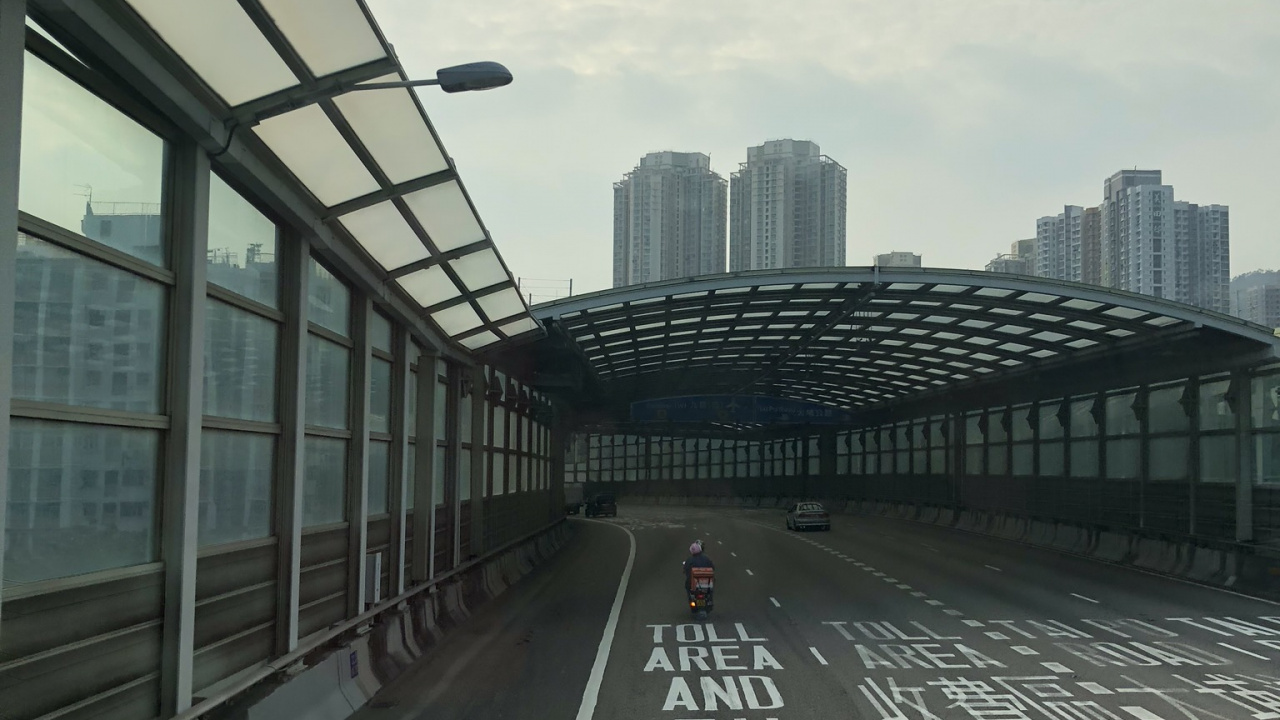 Hongkong, Road, Fahrbahn, Infrastruktur, Architektur. Wallpaper in 1280x720 Resolution