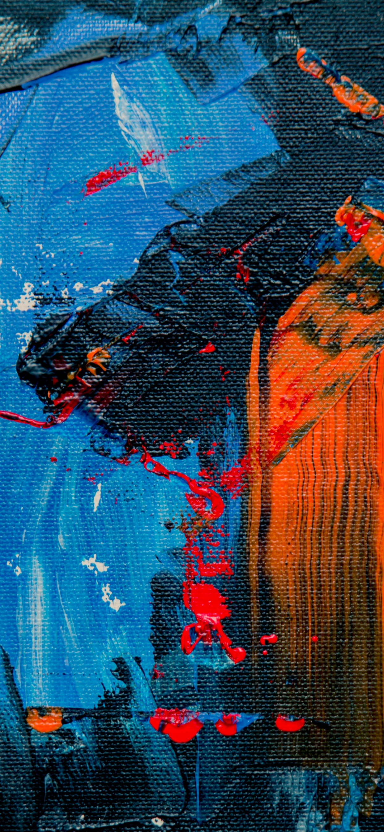 艺术, 艺术展, 现代艺术, 油画, Azure 壁纸 1242x2688 允许