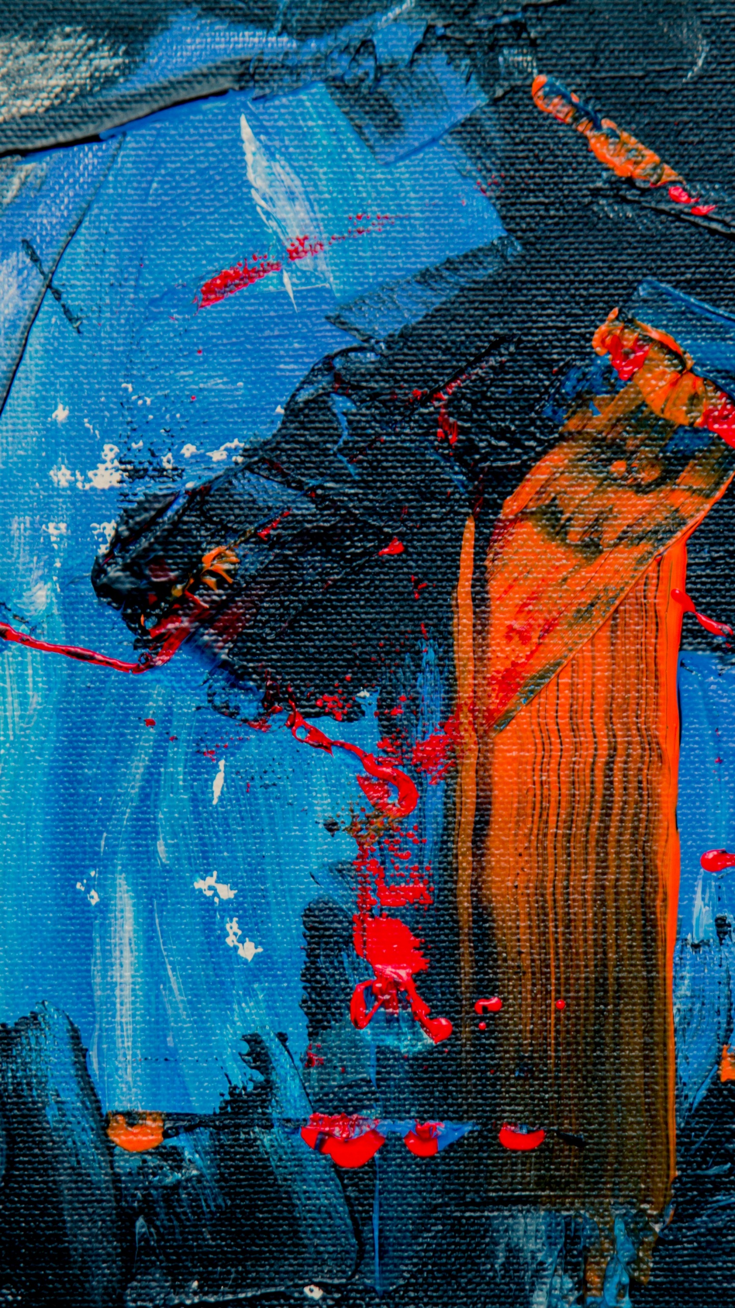 艺术, 艺术展, 现代艺术, 油画, Azure 壁纸 1440x2560 允许