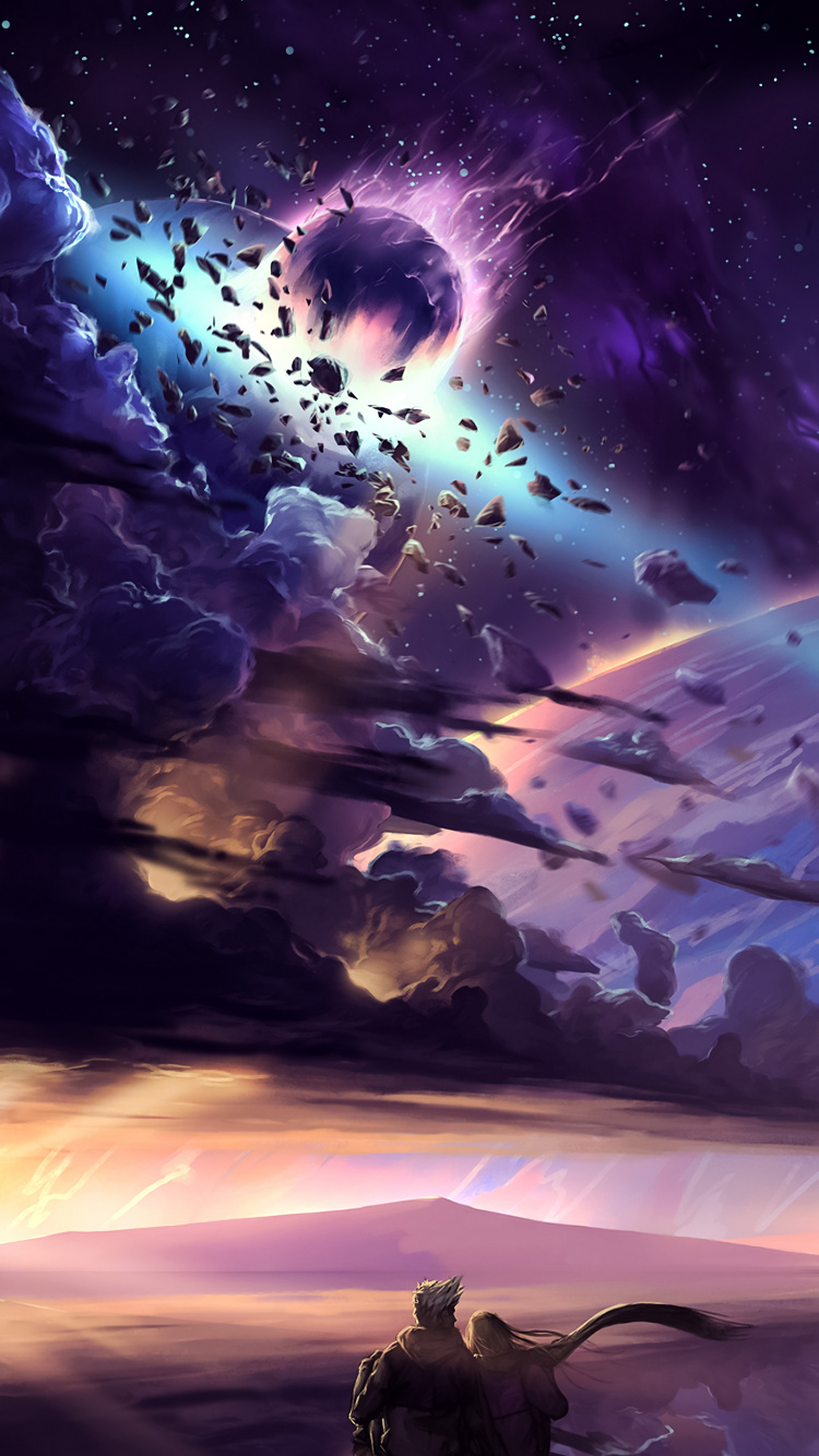 Good, World, Cloud, Atmosphere, Purple. Wallpaper in 750x1334 Resolution