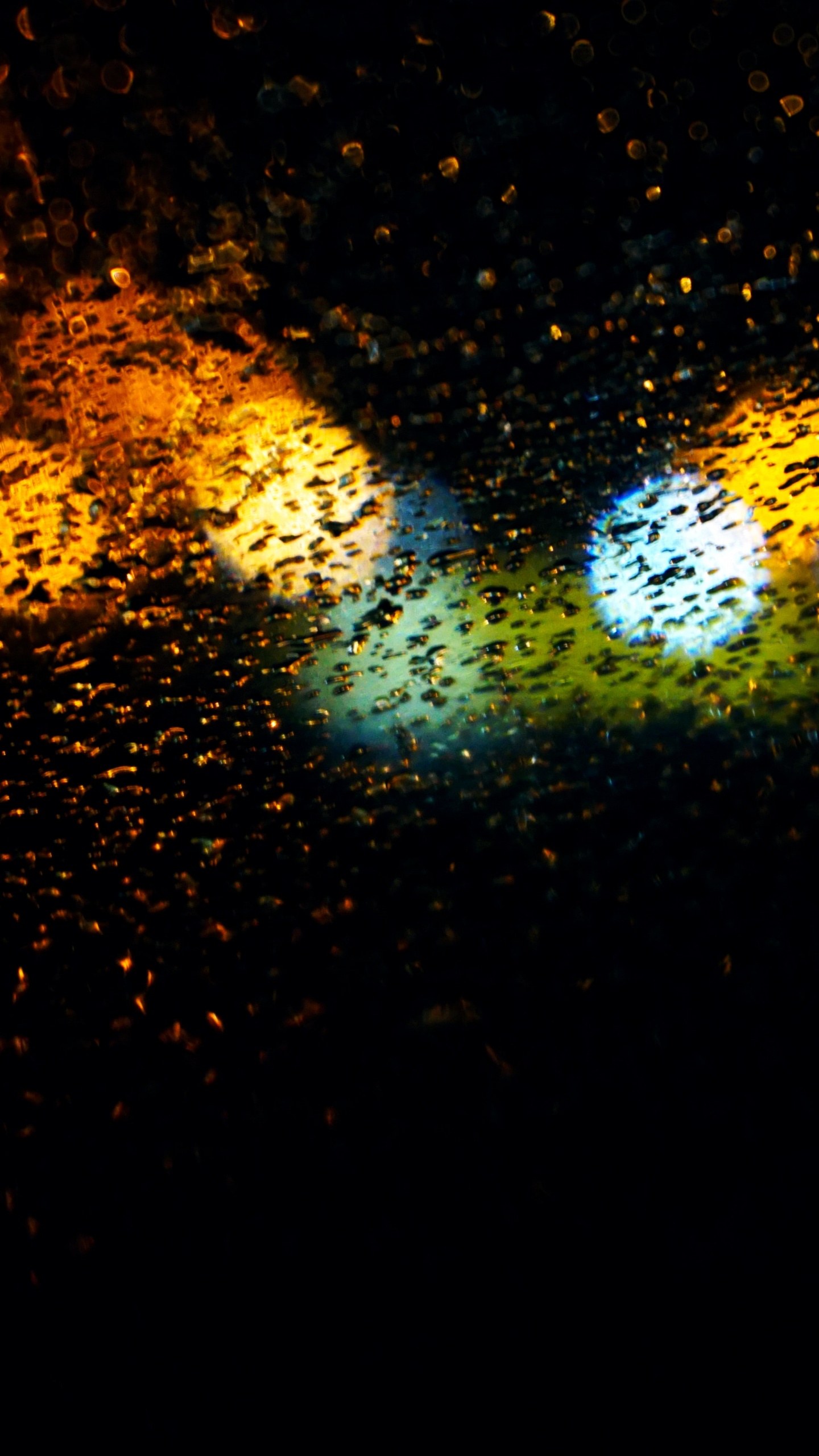 Peinture Abstraite Bleue et Brune. Wallpaper in 1440x2560 Resolution