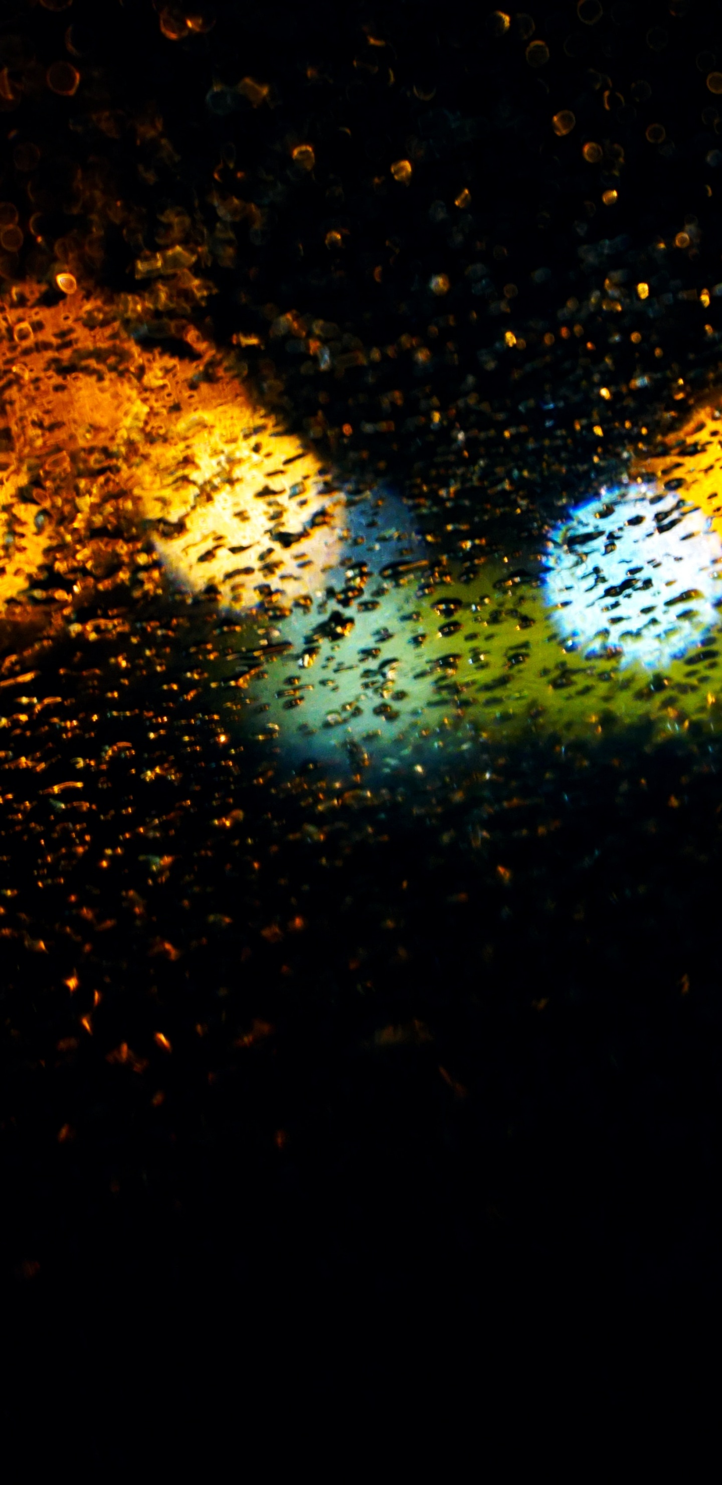 Blaue Und Braune Abstrakte Malerei. Wallpaper in 1440x2960 Resolution