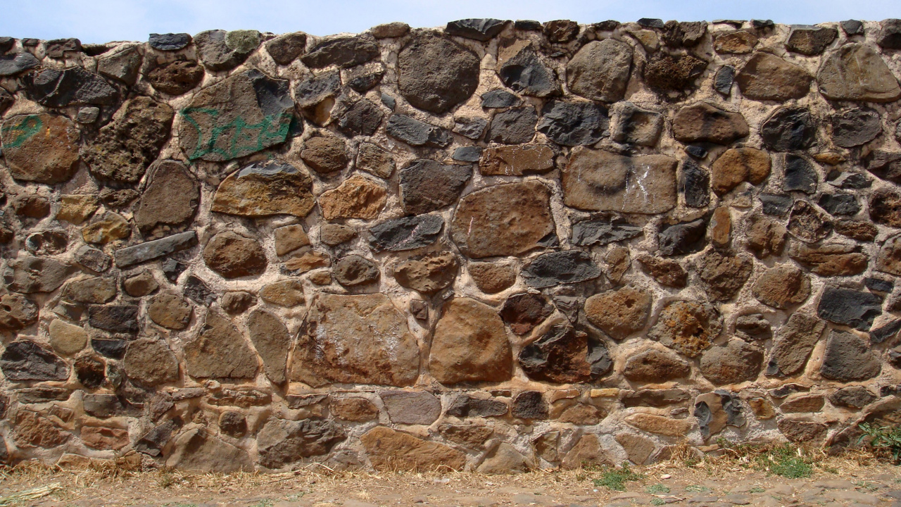 Brown and Gray Stone Wall. Wallpaper in 1280x720 Resolution