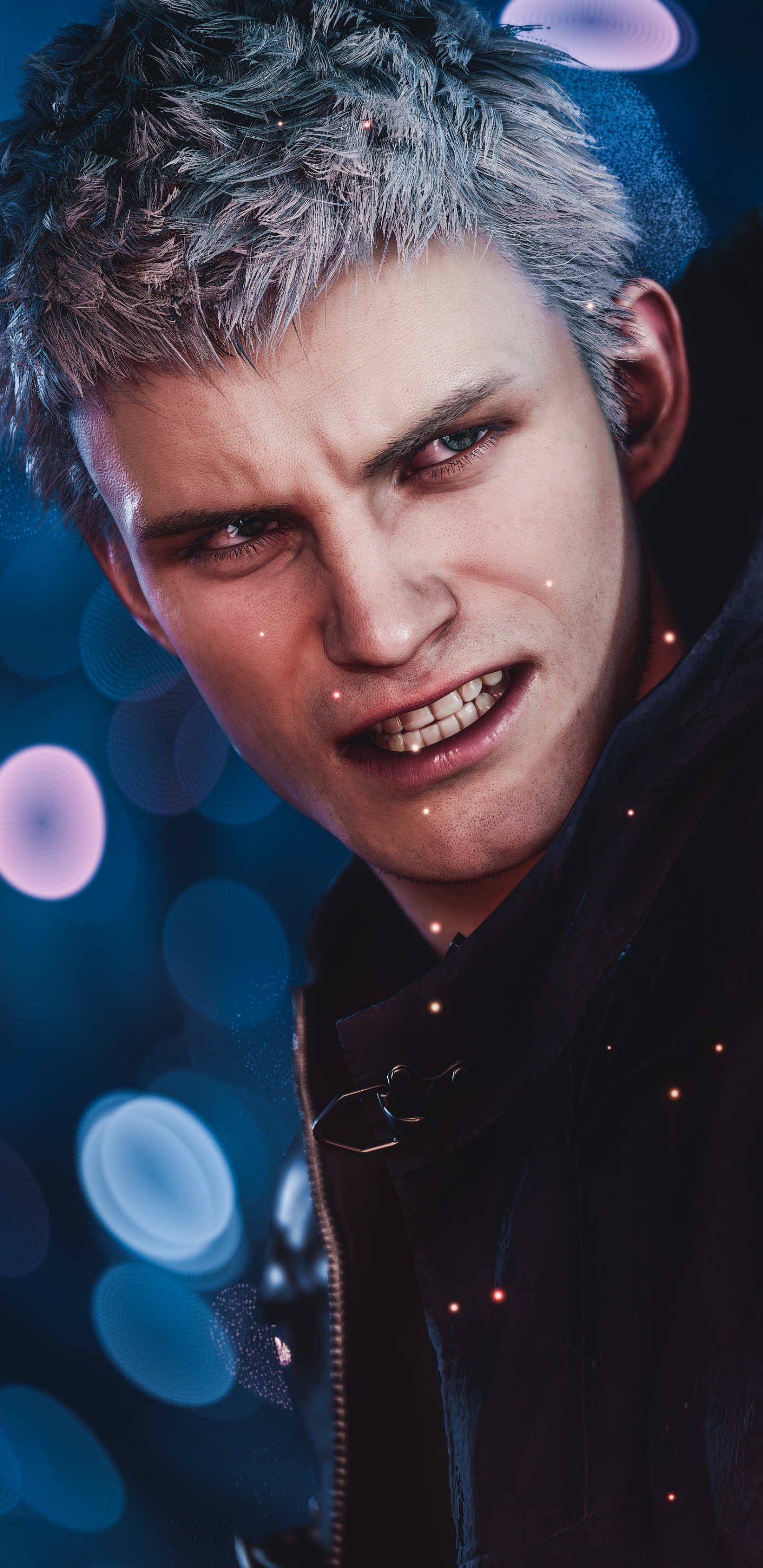 Devil May Cry, Devil May Cry 5, Nero, Music Artist, Musician. Wallpaper in 1440x2960 Resolution