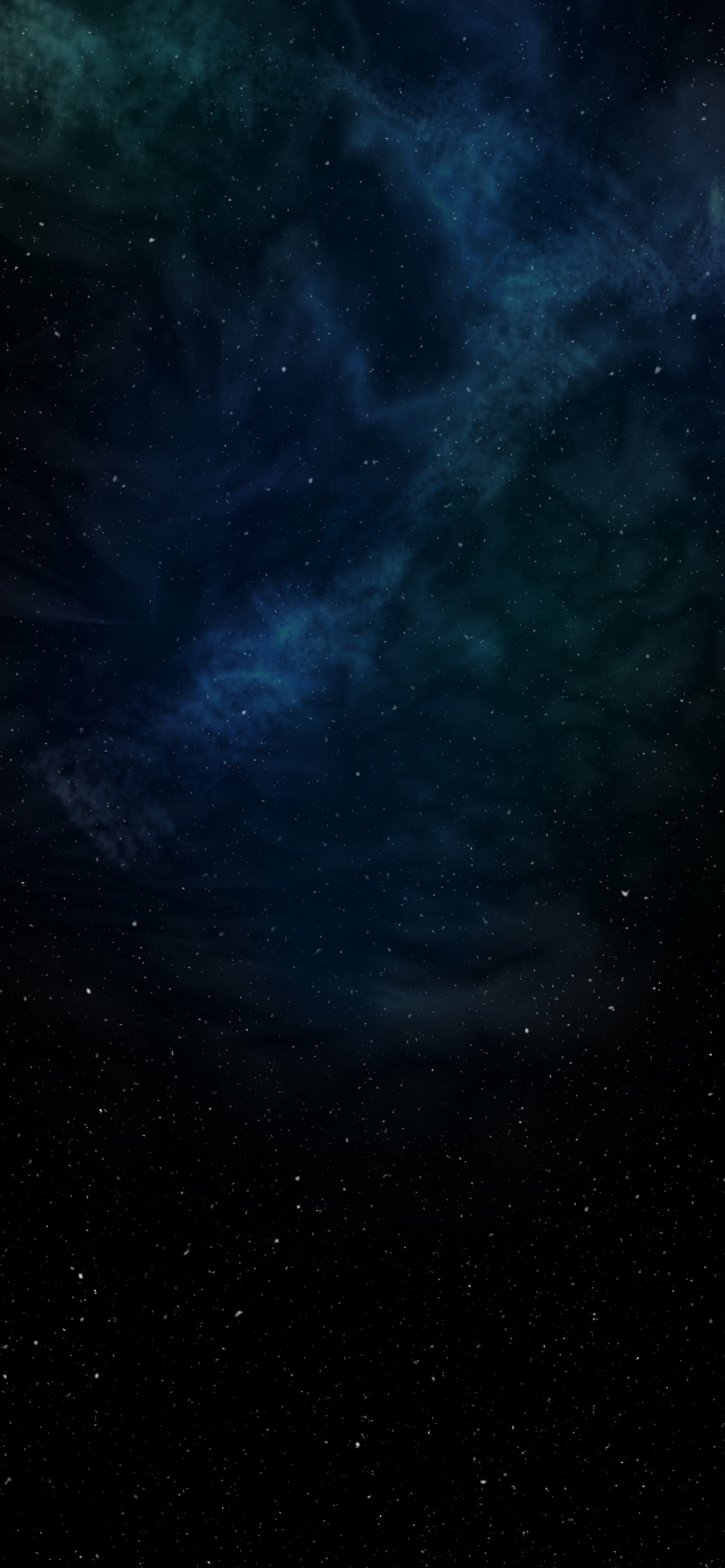 Papier Peint Numérique Galaxie Bleu et Noir. Wallpaper in 1242x2688 Resolution