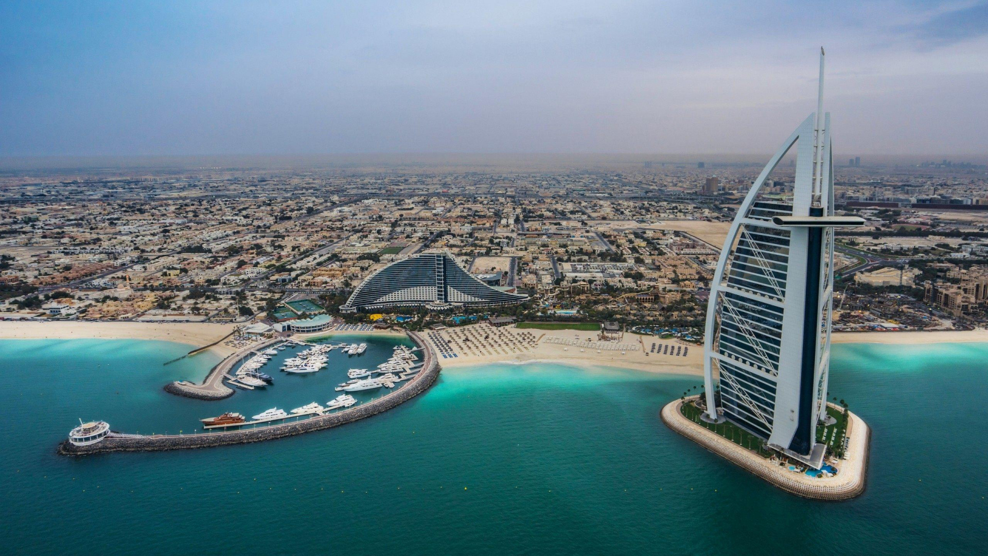 Aerial View of City Buildings During Daytime. Wallpaper in 1920x1080 Resolution