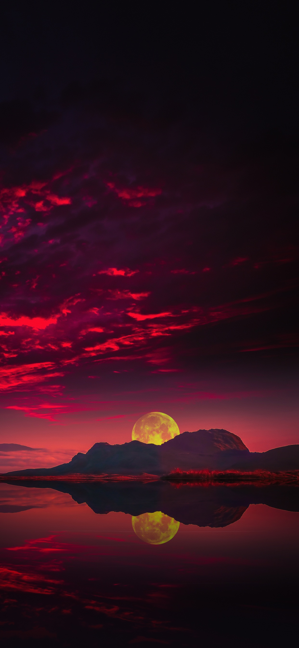 Apple, Eau, Atmosphère, Afterglow, Orange. Wallpaper in 1242x2688 Resolution