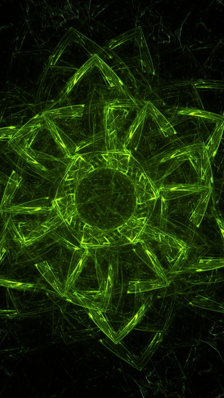 Papel Tapiz Digital de Luz Amarilla y Verde. Wallpaper in 720x1280 Resolution