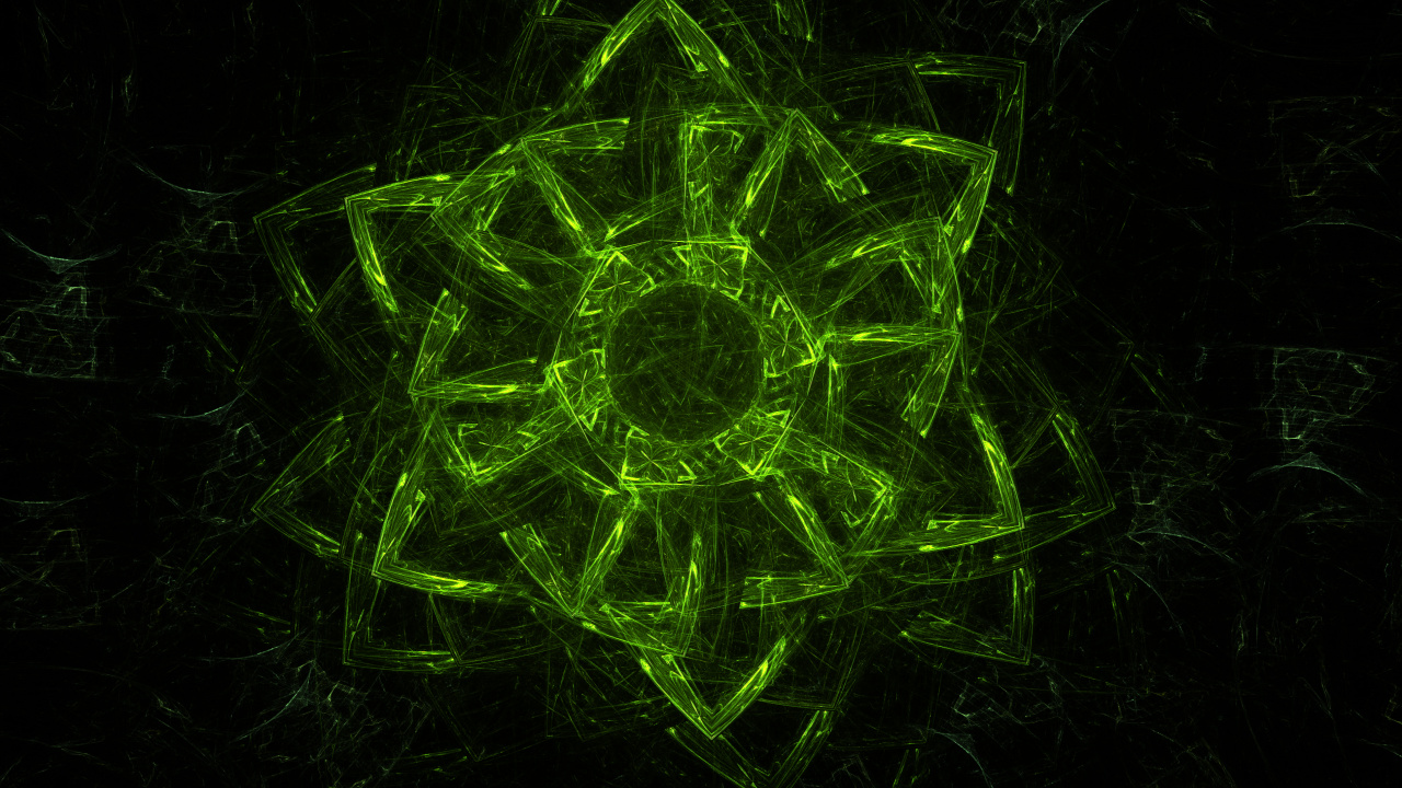 Gelbes Und Grünes Licht Digitales Hintergrundbild. Wallpaper in 1280x720 Resolution