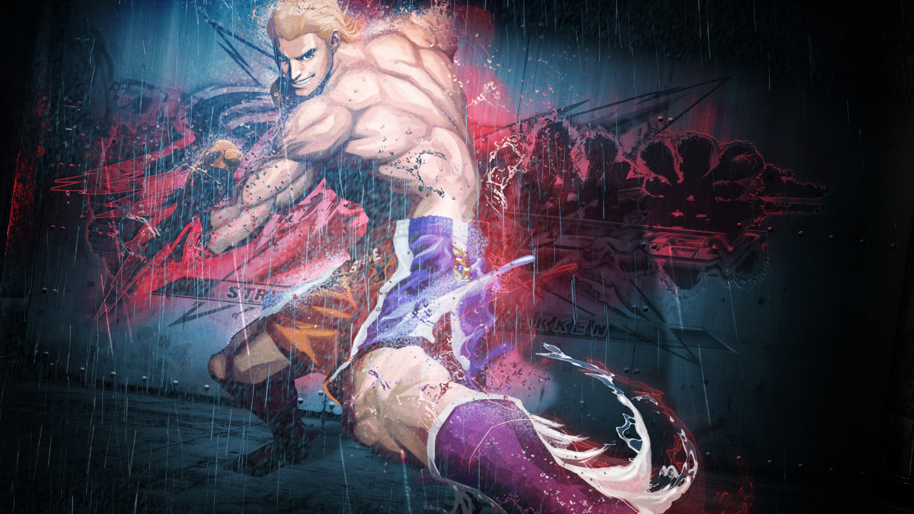 Ilustración, Kazuya Mishima, Ryu, Los Efectos Especiales, Nina Williams. Wallpaper in 1280x720 Resolution