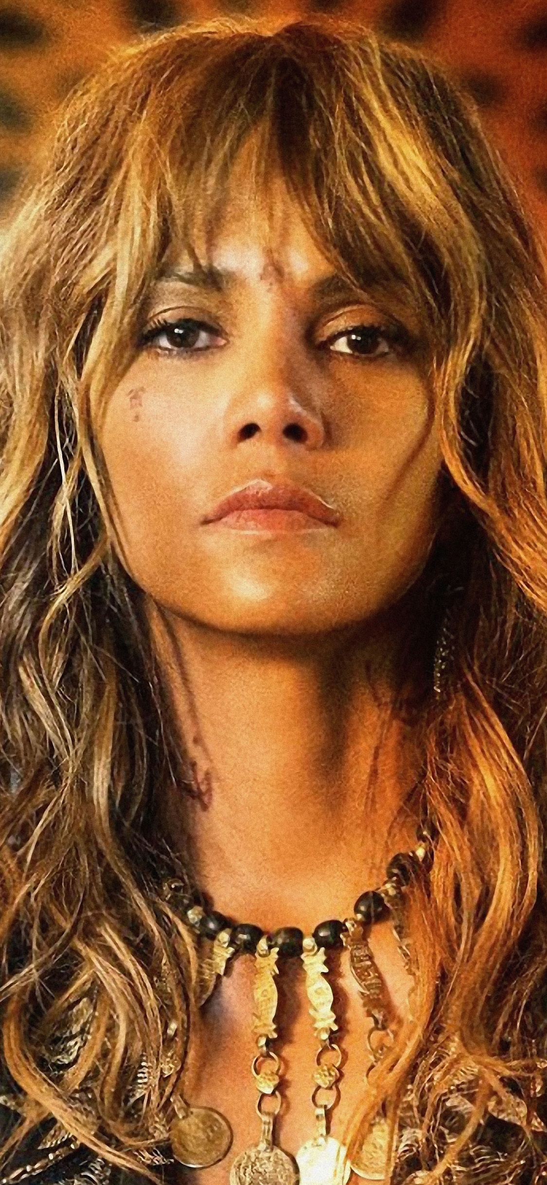 Woman in Brown and Black Shirt. Wallpaper in 1125x2436 Resolution