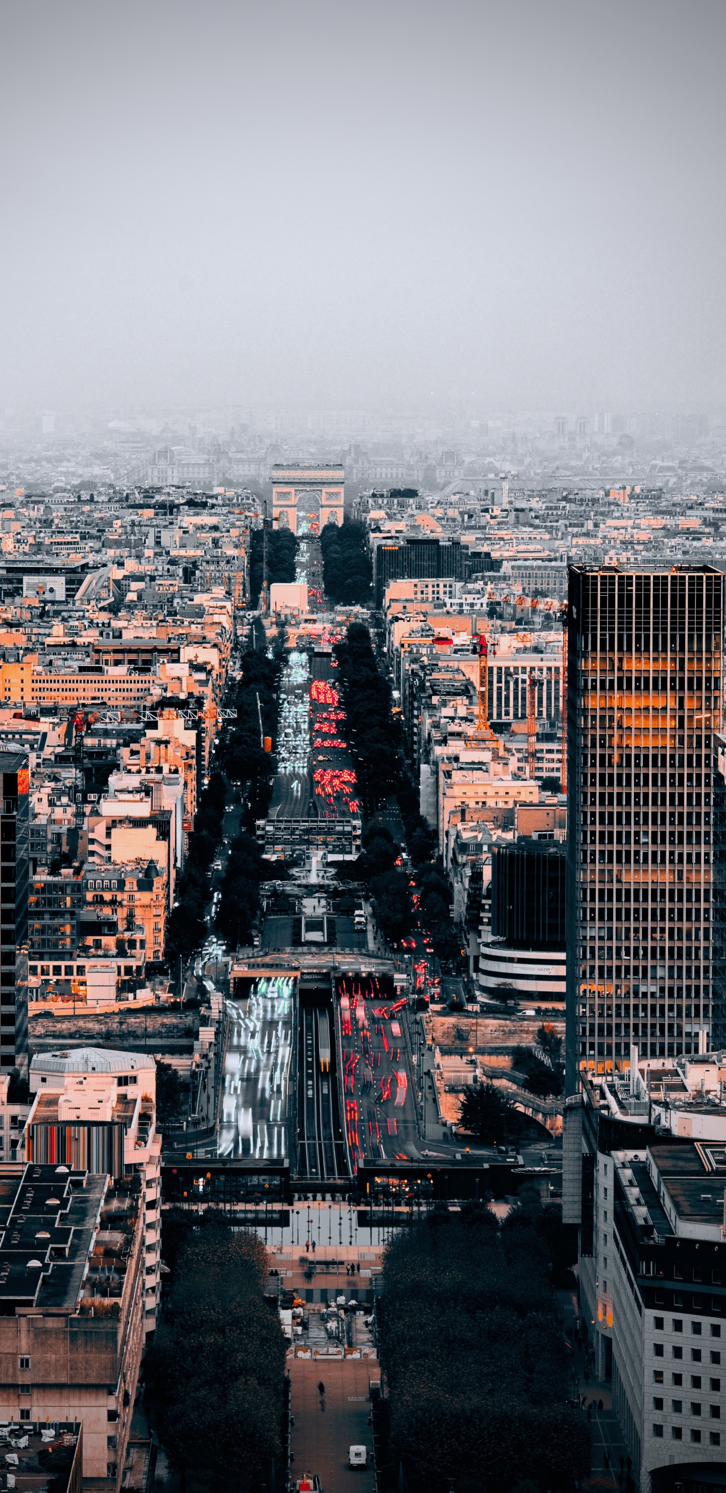 Aerial View of City Buildings During Daytime. Wallpaper in 1440x2960 Resolution