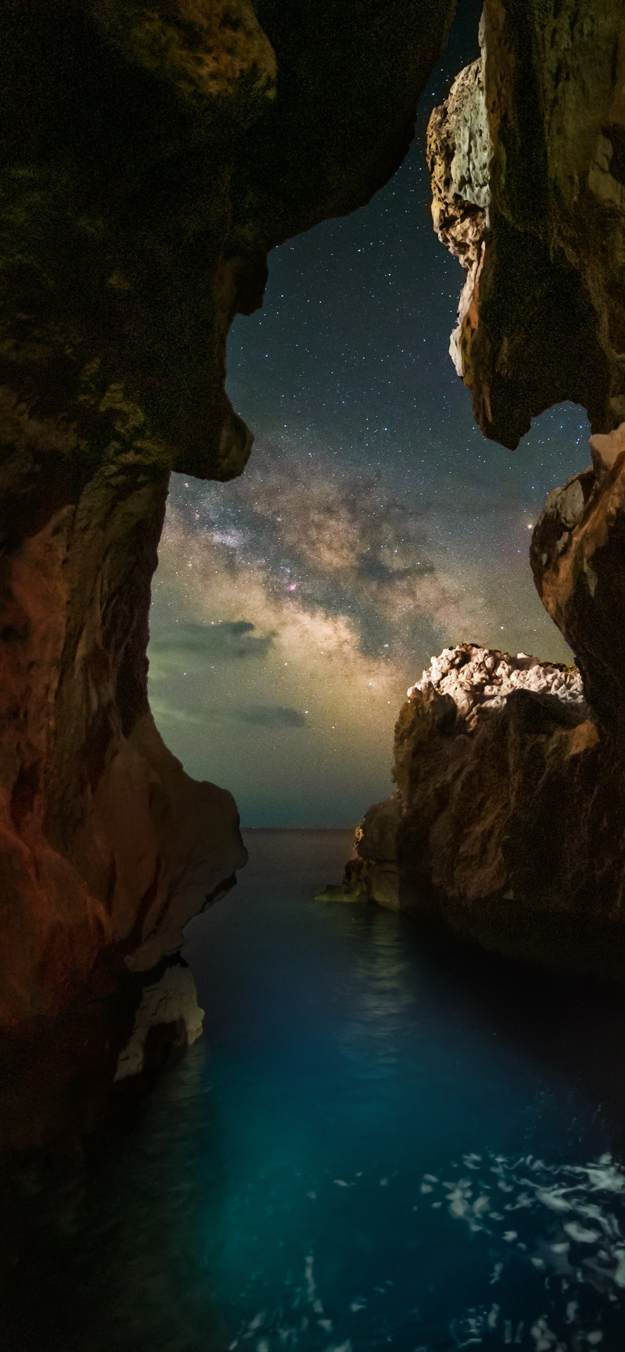 Vía Láctea, Estrella, Agua, Los Recursos de Agua, Azure. Wallpaper in 1242x2688 Resolution