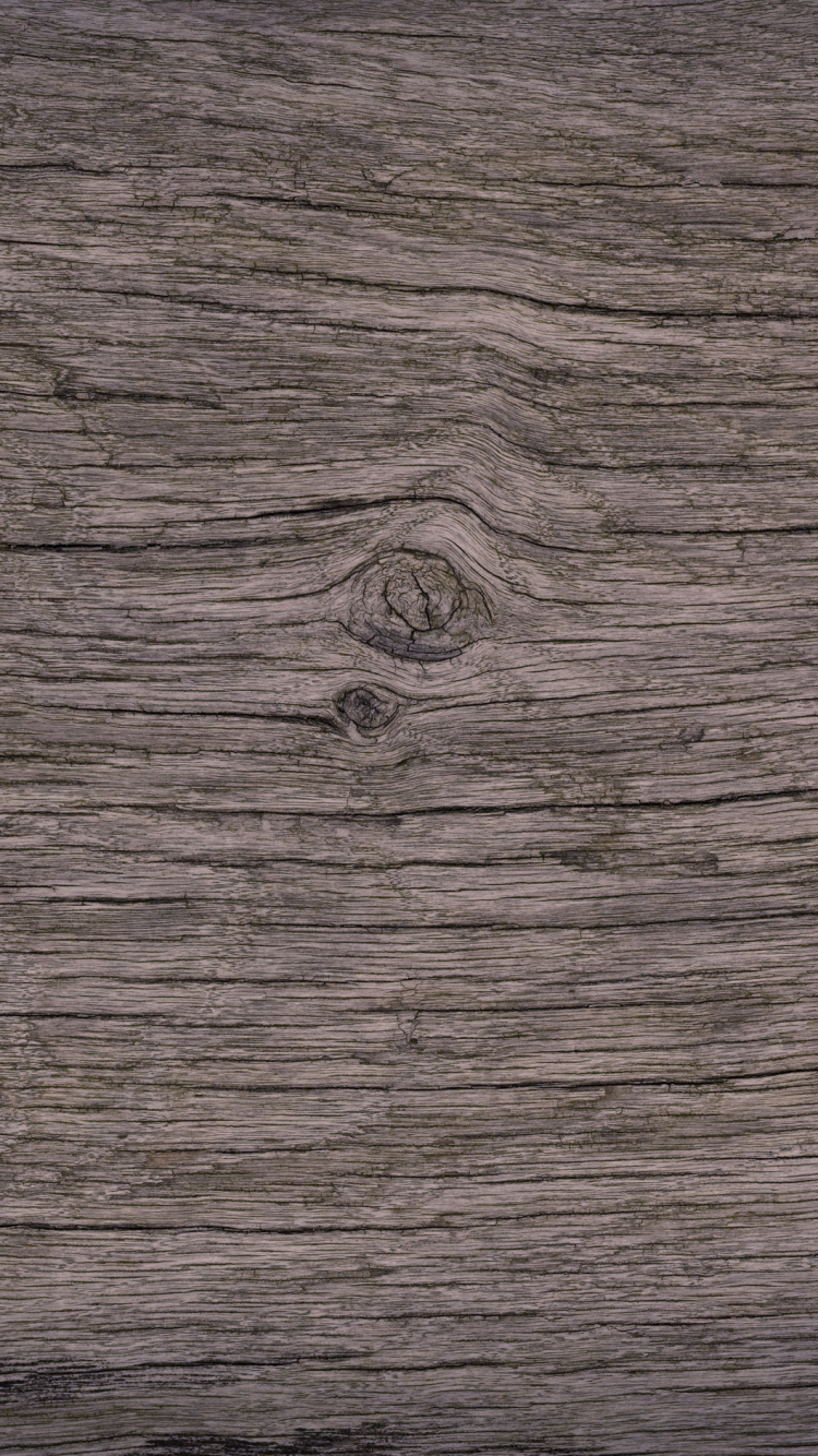 Braune Holzoberfläche Mit Loch. Wallpaper in 750x1334 Resolution