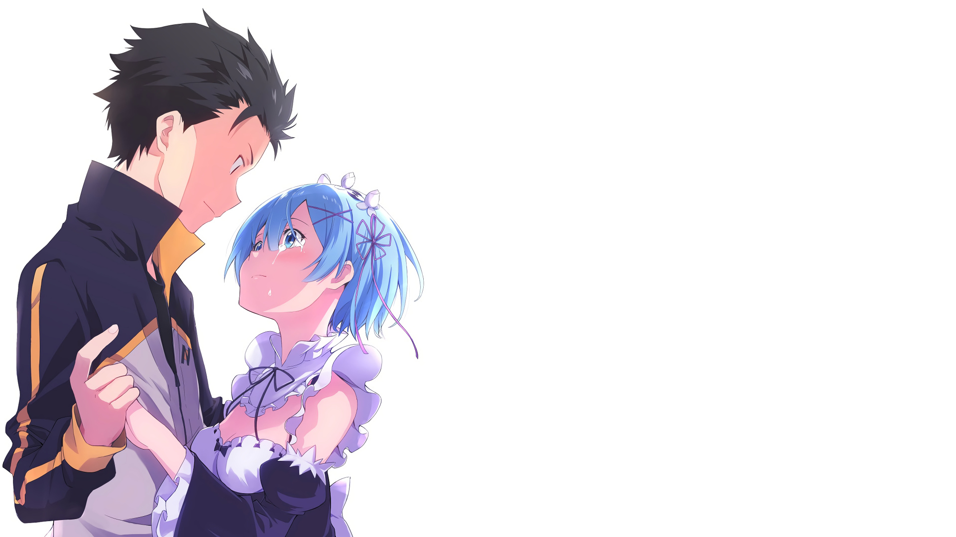 Male and Female Anime Characters. Wallpaper in 1920x1080 Resolution