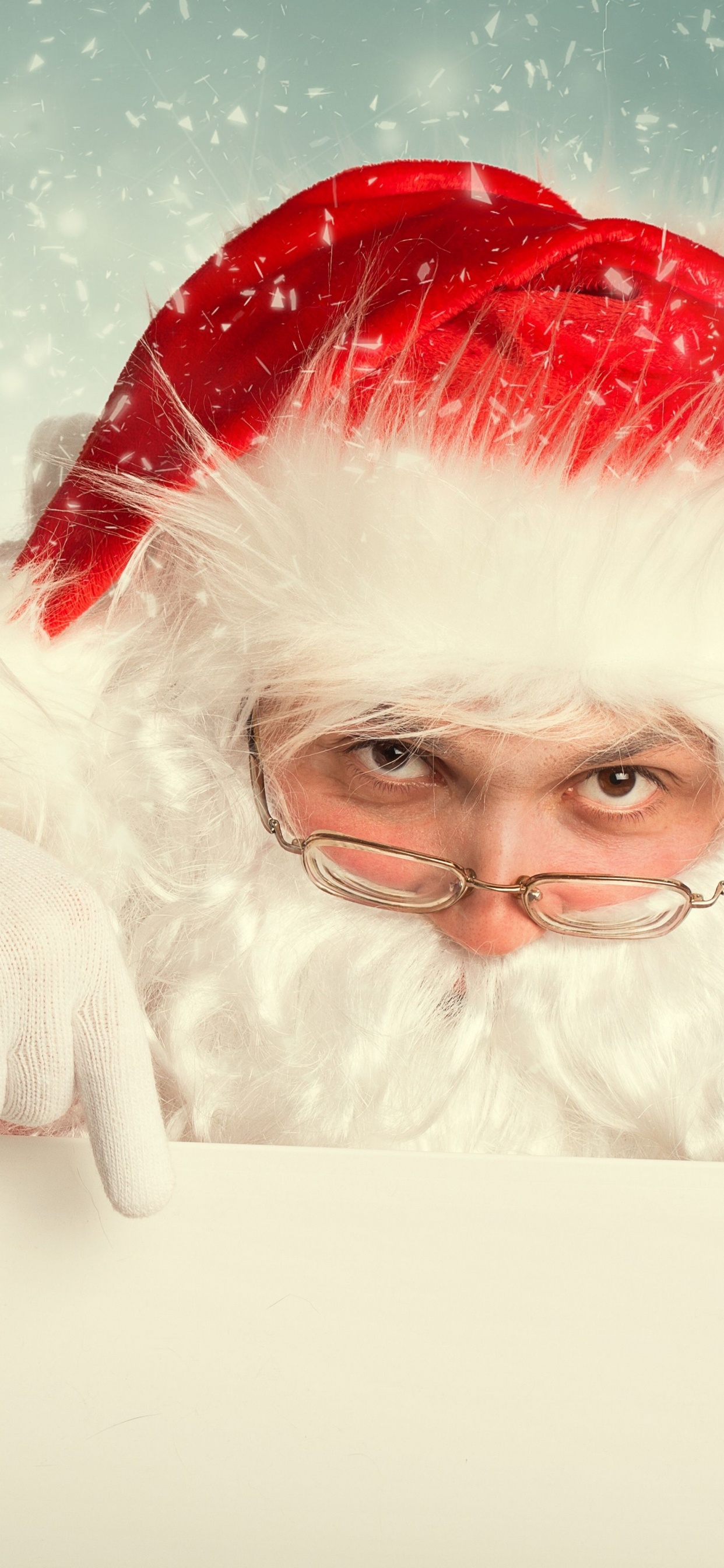 Santa Claus, Christmas Day, Christmas, Holiday, Illustration. Wallpaper in 1242x2688 Resolution