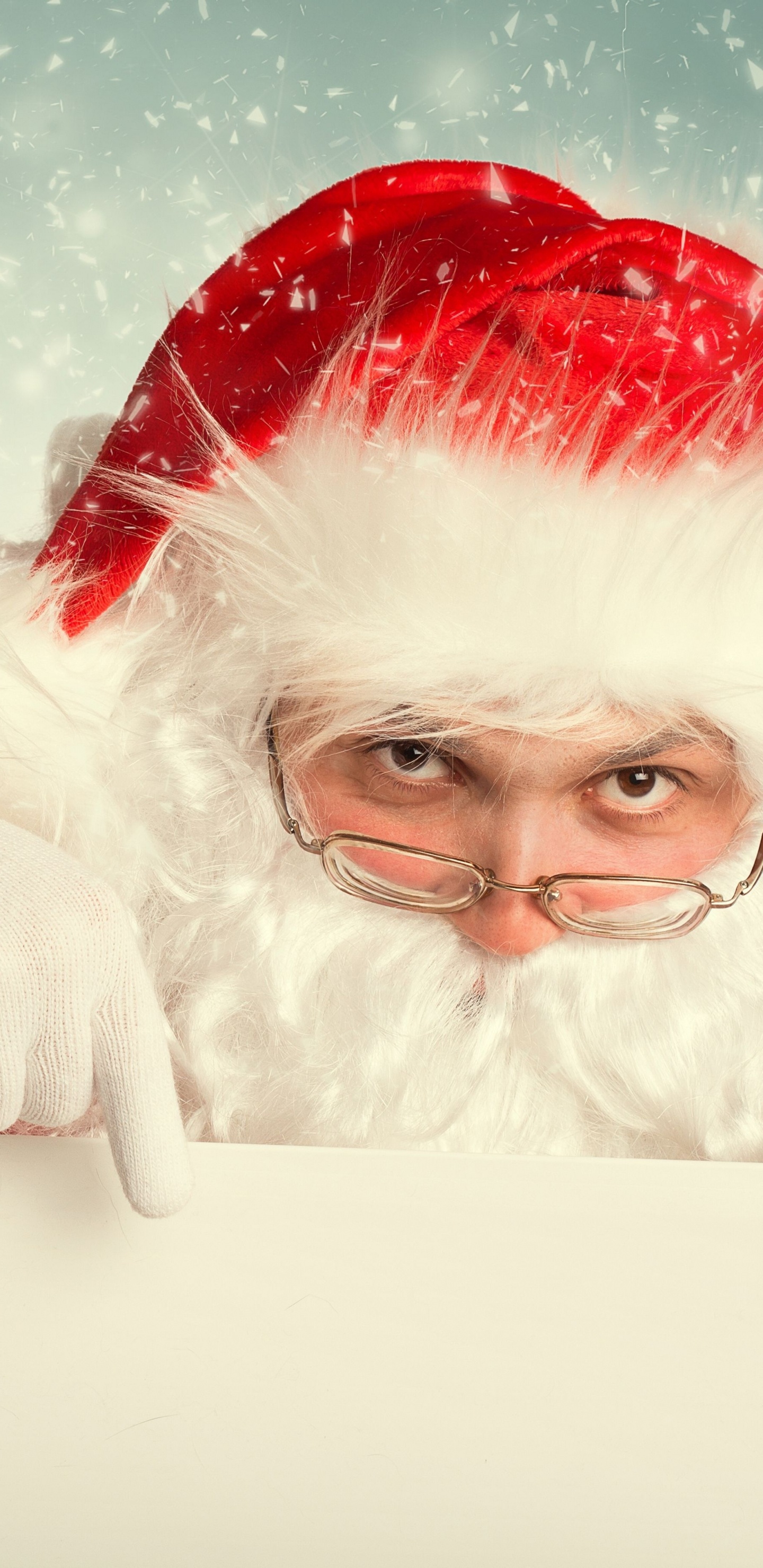 Santa Claus, Christmas Day, Christmas, Holiday, Illustration. Wallpaper in 1440x2960 Resolution