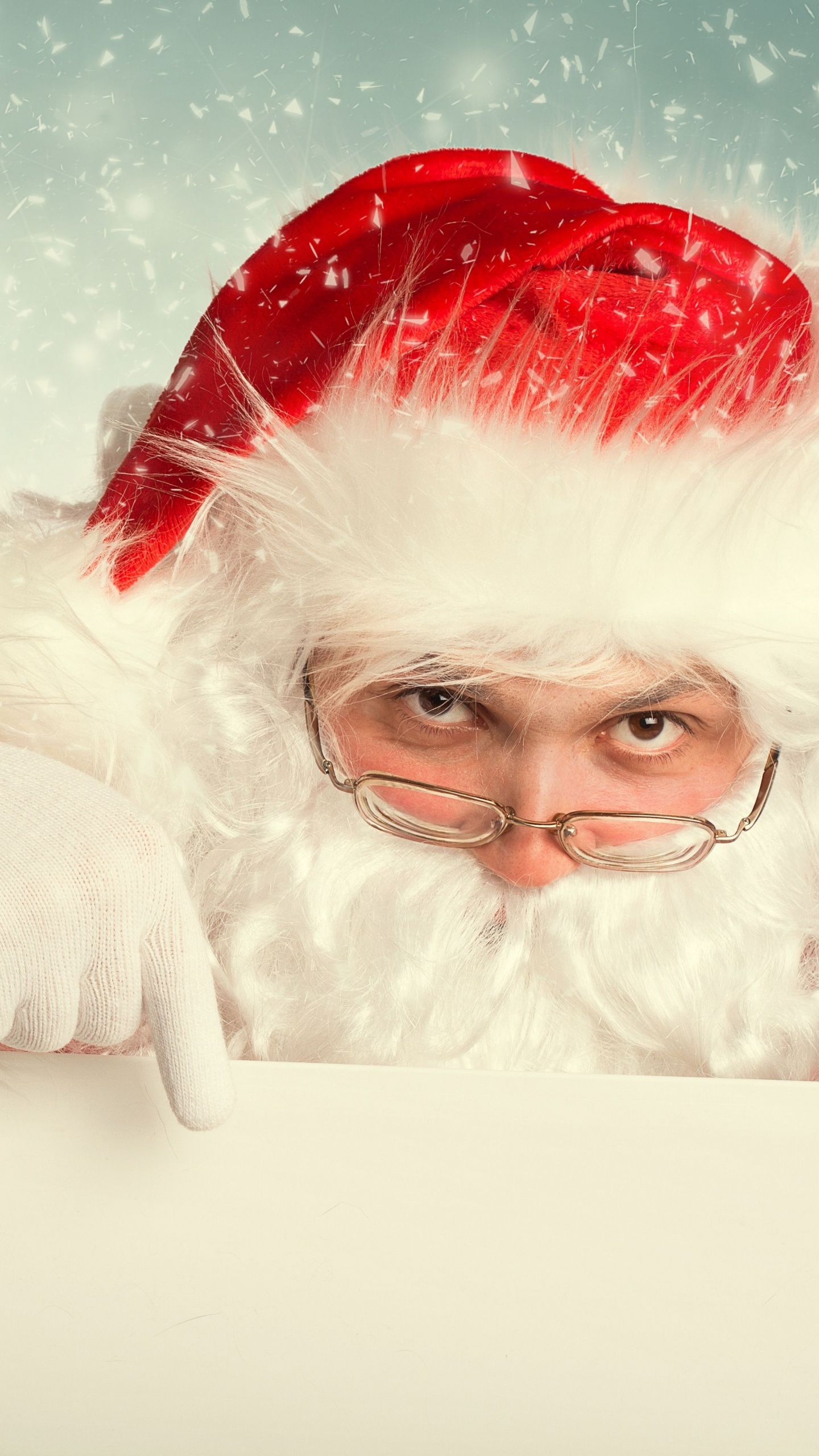 Weihnachtsmann, Weihnachten, Illustration, Nase, Christmas Ornament. Wallpaper in 1440x2560 Resolution