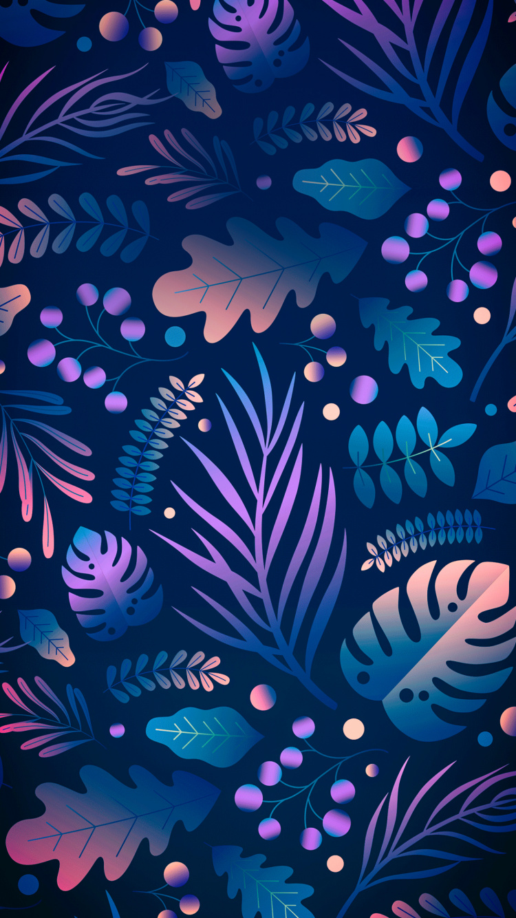 数据库, 光, Azure, 艺术 壁纸 750x1334 允许