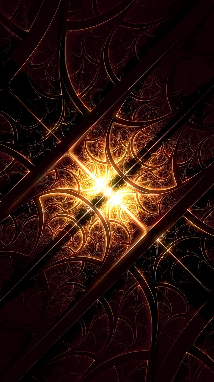 红色的, 光, 分形技术, 气氛, 空间 壁纸 720x1280 允许