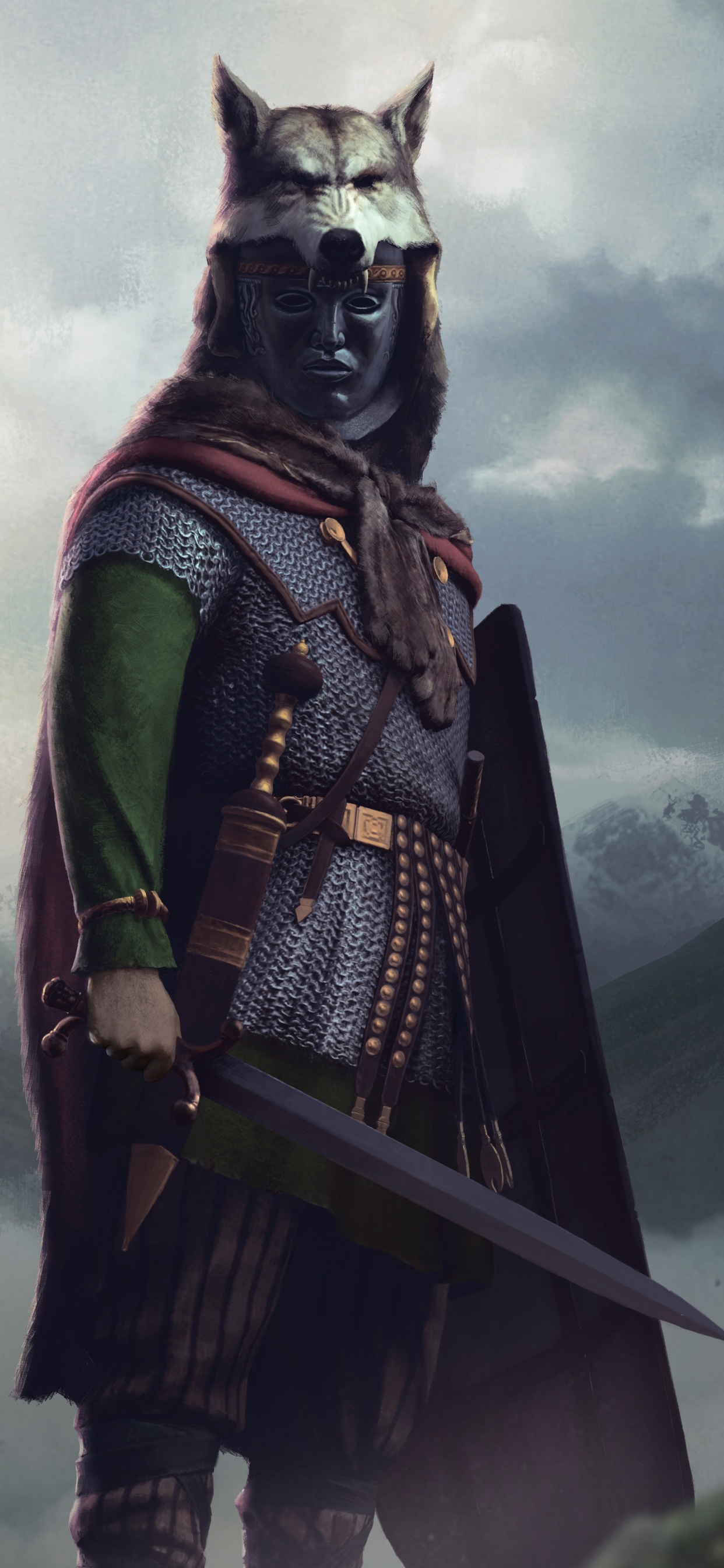 Rome Total War, Mountain, Gears of War, Video Games, Total War Warhammer. Wallpaper in 1242x2688 Resolution