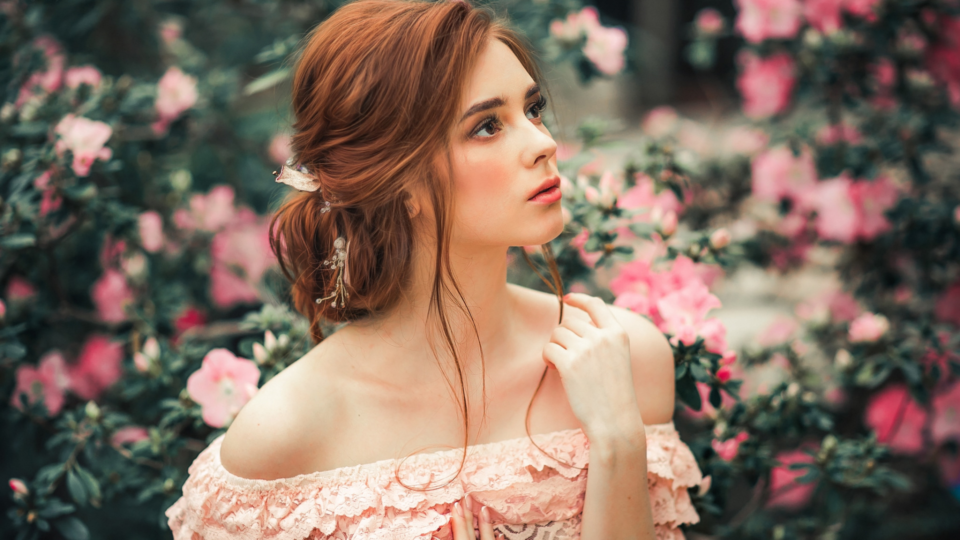 Cheveu, Pink, Épaule, Beauté, Peau. Wallpaper in 1920x1080 Resolution