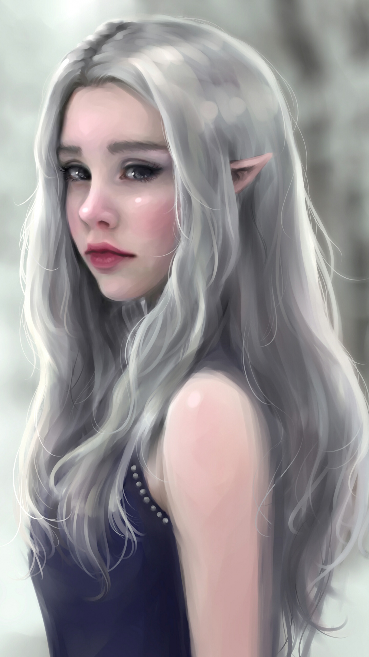 皮肤, 头像, 发型, 头发, 白色 壁纸 1440x2560 允许