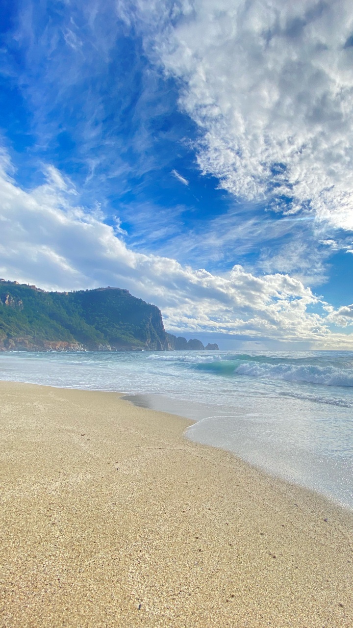 Cloud, Water, Atmosphere, Blue, Beach. Wallpaper in 720x1280 Resolution