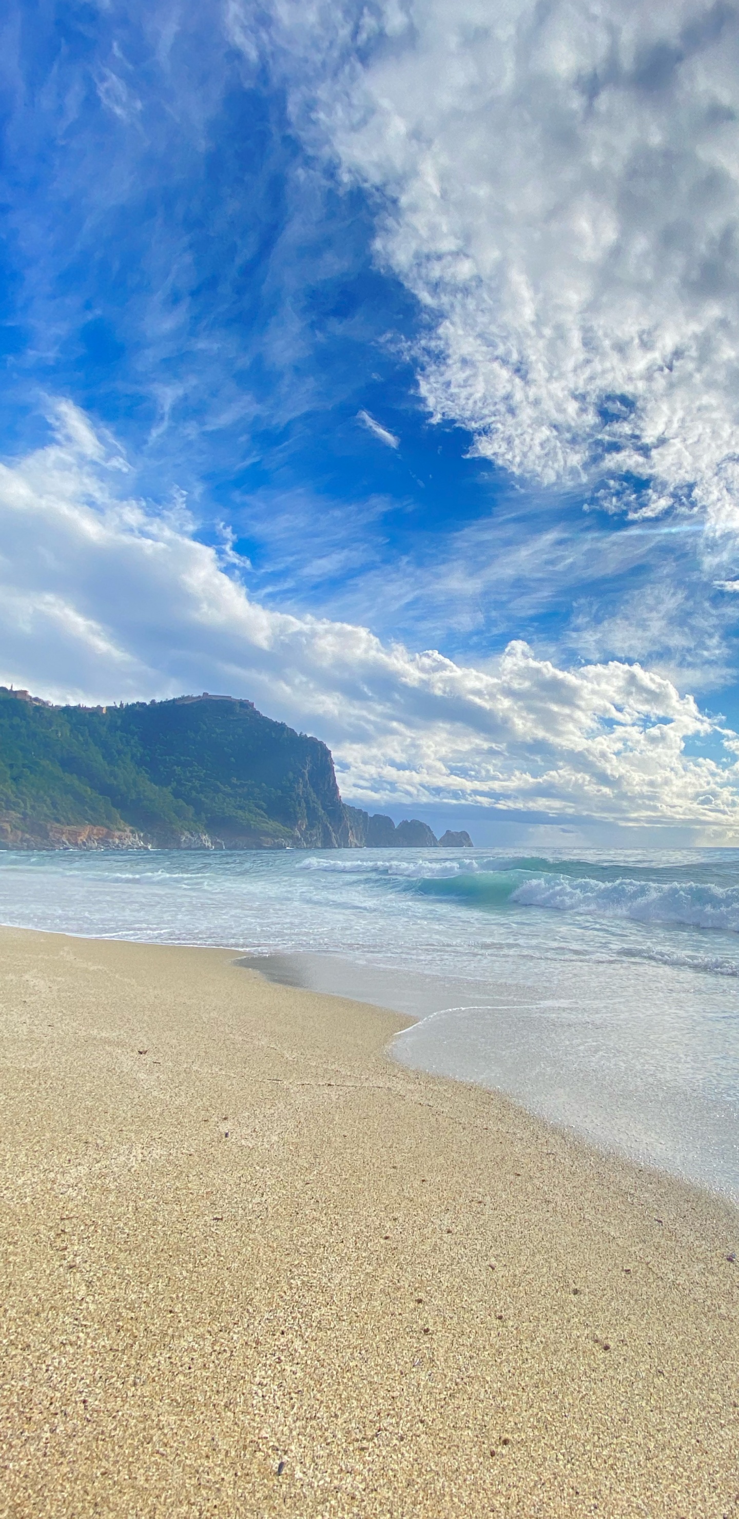 Eau, Atmosphère, Blue, Plage, Paysage Naturel. Wallpaper in 1440x2960 Resolution
