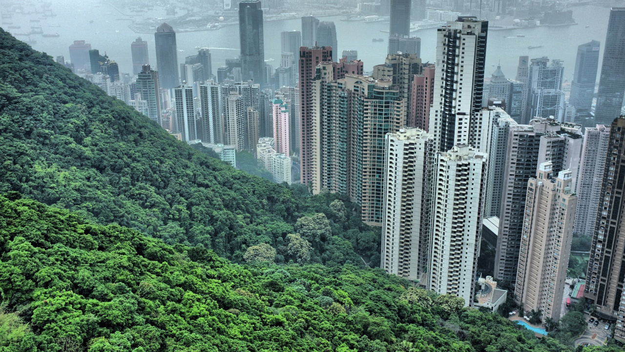 香港, 大都会, 塔块, 城市景观, 城市 壁纸 1280x720 允许