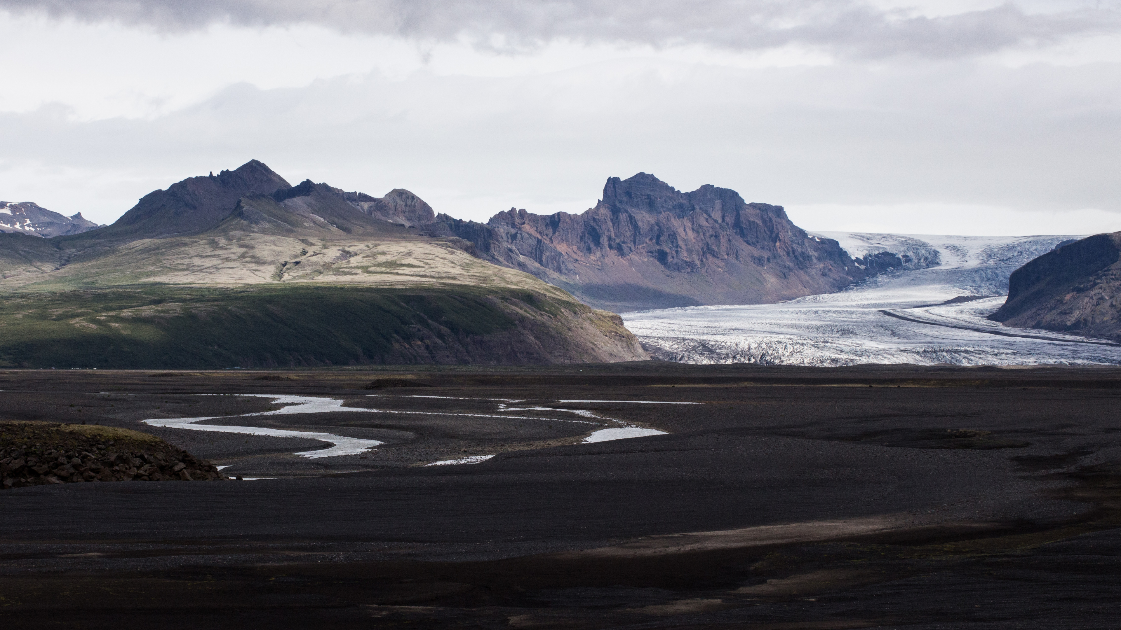 高地, 峡湾, 海岸, 冰川地貌, 地形 壁纸 3840x2160 允许