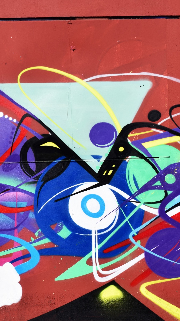 Graffiti, L'art de la Rue, Fresque, Art, Graphisme. Wallpaper in 720x1280 Resolution