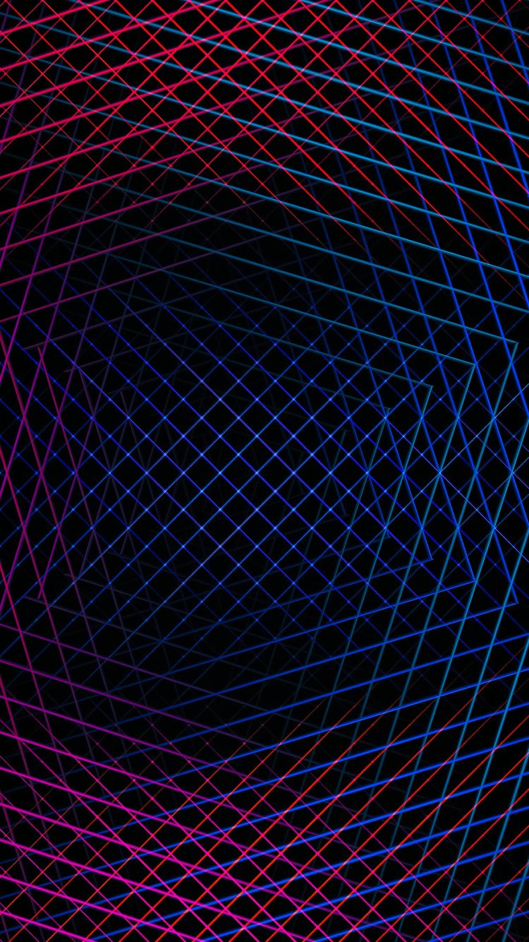 矢量图形, Azure, 紫色的, 对称, 电蓝色的 壁纸 750x1334 允许