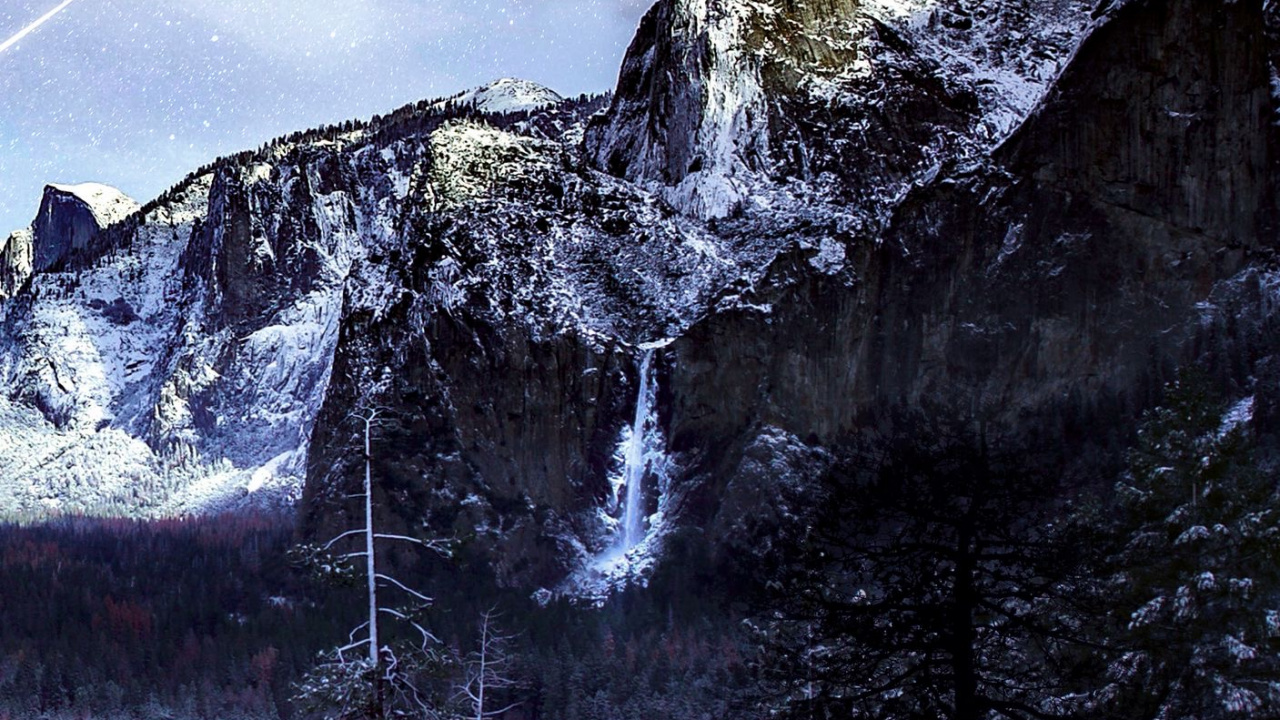 Yosemite National Park, Yosemite Valley, Tenaya-See, Tunnelblick, Wawona-Tunnel. Wallpaper in 1280x720 Resolution