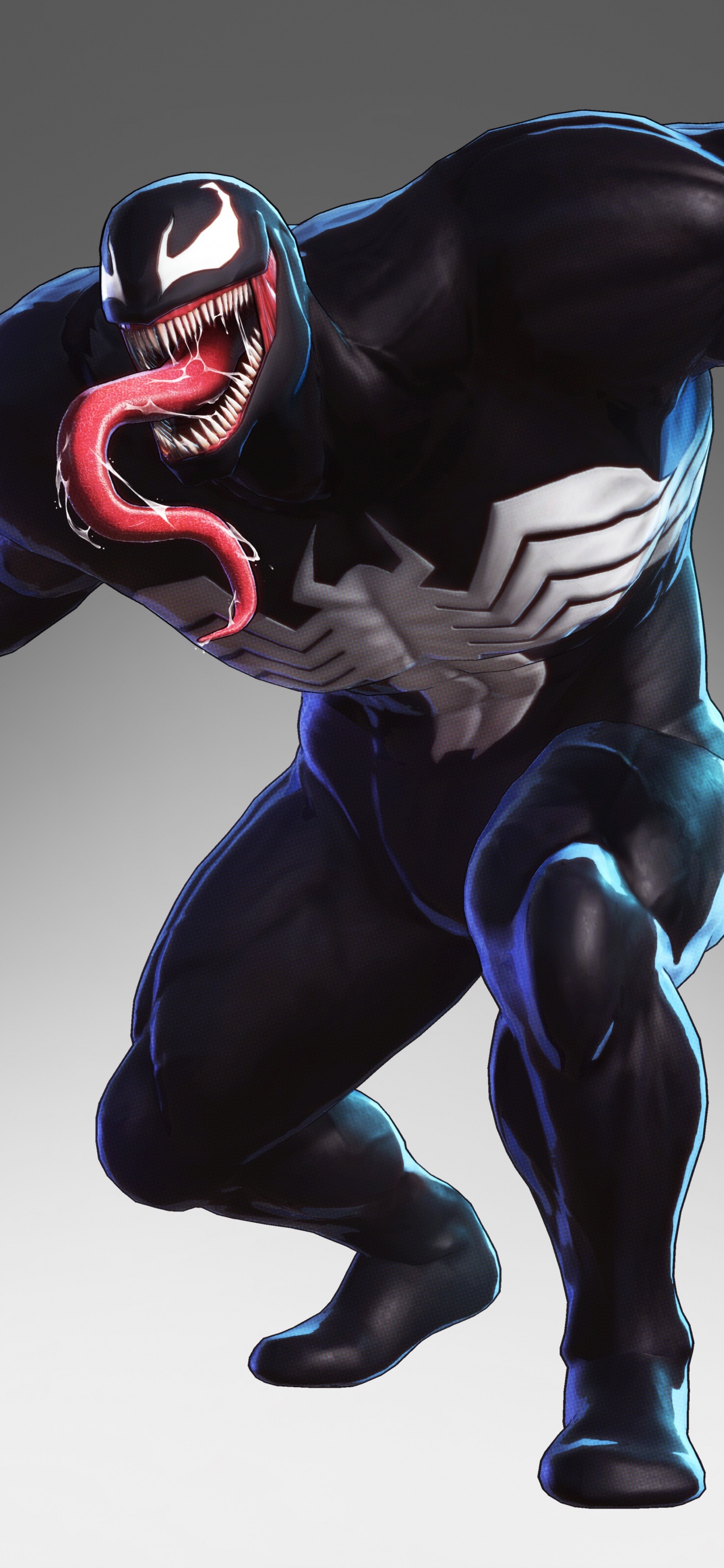 Marvel Ultimate Alliance, Venom, Spider-man, Superhero, Supervillain. Wallpaper in 1242x2688 Resolution