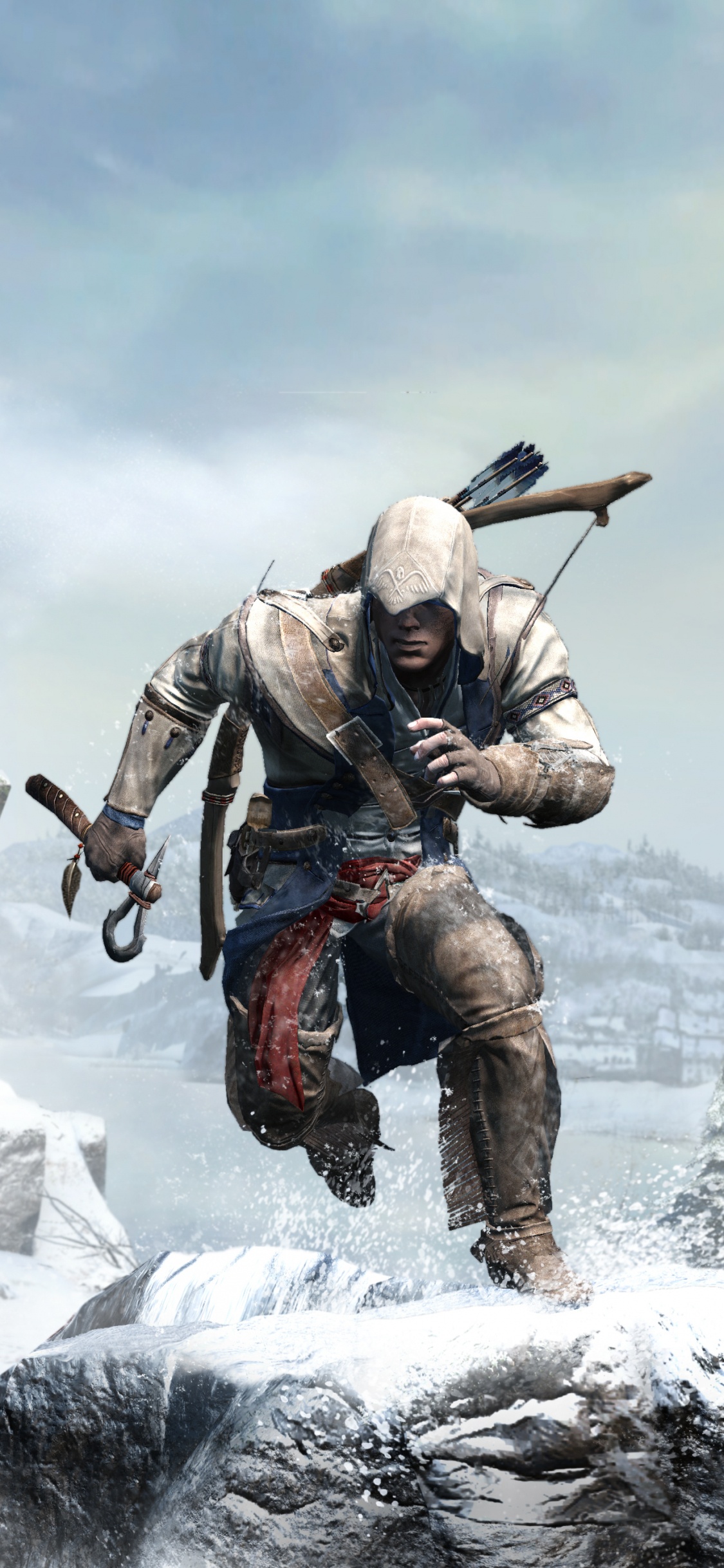 Assassins Creed 3, Assassins Creed III, Connor Kenway, Edward Kenway, Alpinisme. Wallpaper in 1125x2436 Resolution