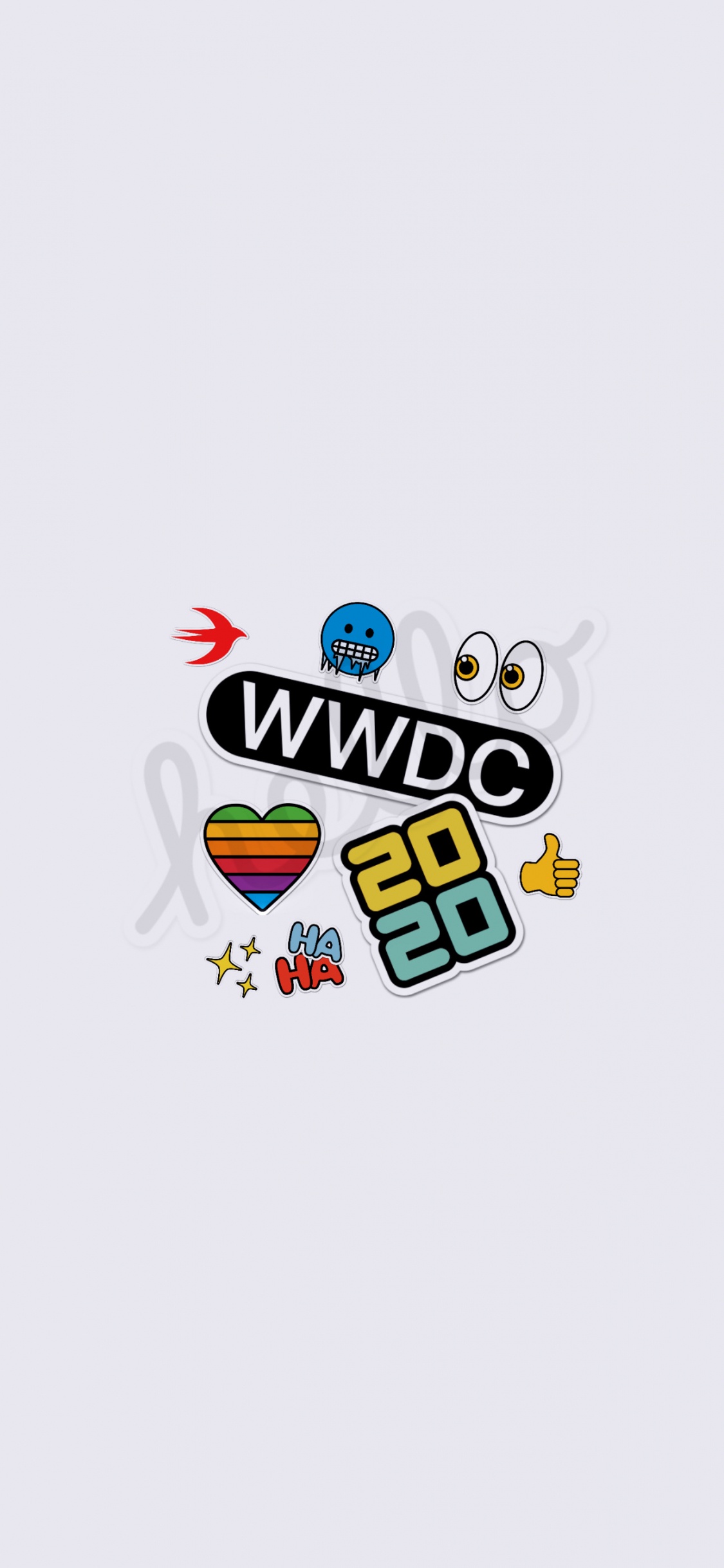WWDC 2020, IPad, MacBook, Autocollant, Ipad Pro. Wallpaper in 1125x2436 Resolution
