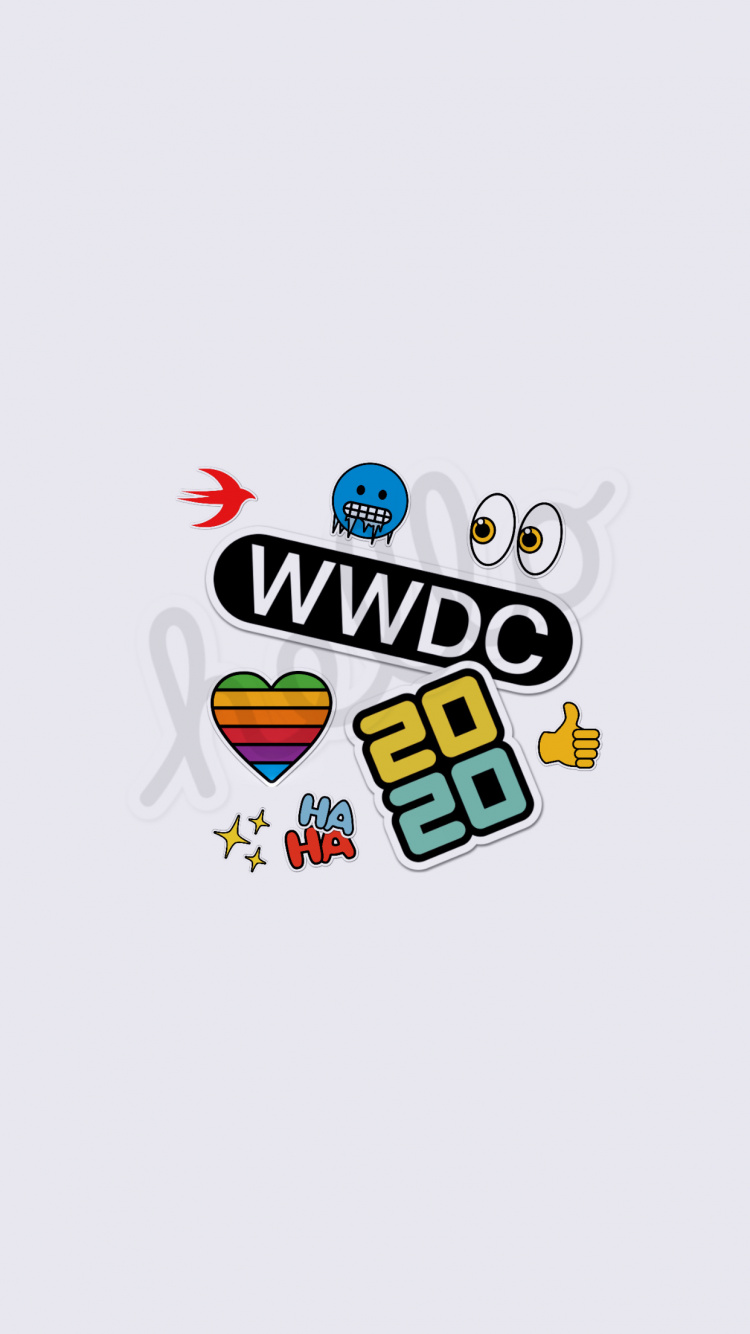 WWDC 2020, Ipad, Macbook, Sticker, Ipad Pro. Wallpaper in 750x1334 Resolution