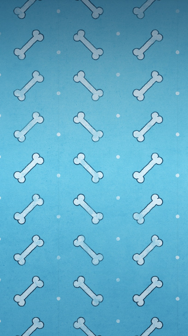 Wassertropfen Auf Blauer Oberfläche. Wallpaper in 750x1334 Resolution