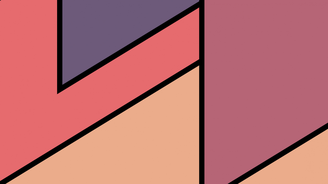 Triangulo, Rectángulo, Material Propiedad, Magenta, Tintes y Matices. Wallpaper in 1366x768 Resolution