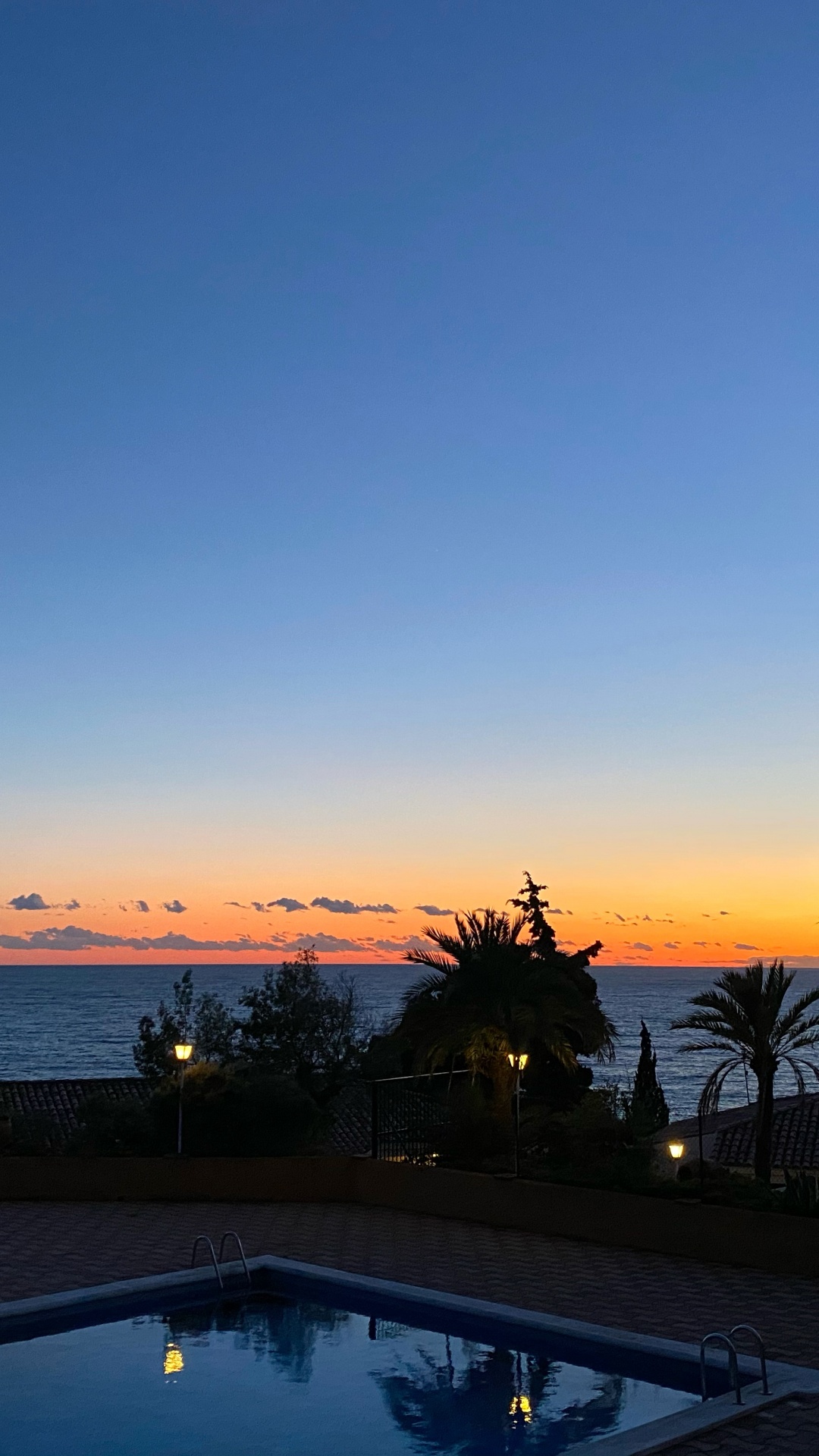 Palmera, Agua, Inmueble, Atardecer, Puesta. Wallpaper in 1080x1920 Resolution